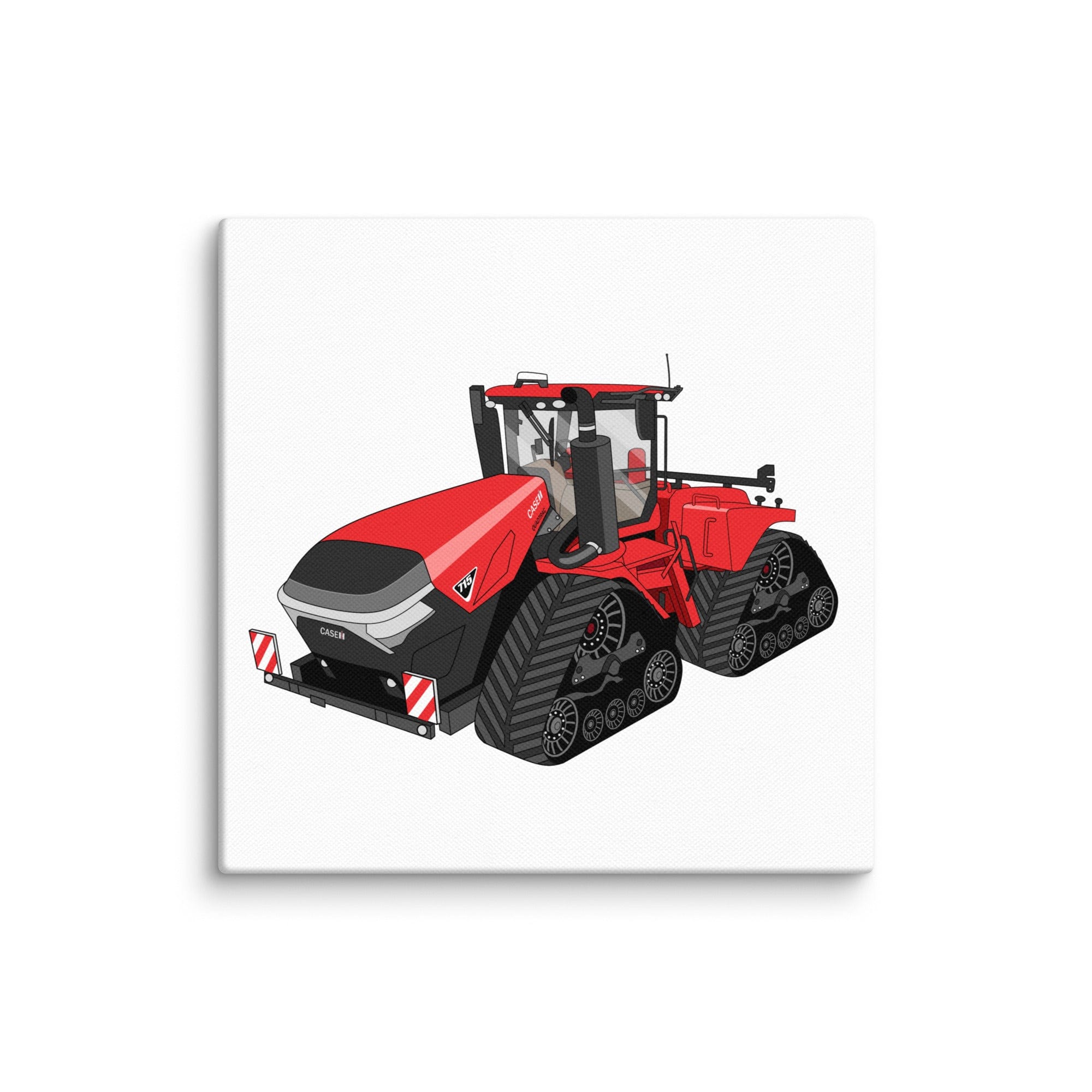 The Tractor Mugs Store 10″×10″ Case IH Quadtrac 715 | Canvas Quality Farmers Merch
