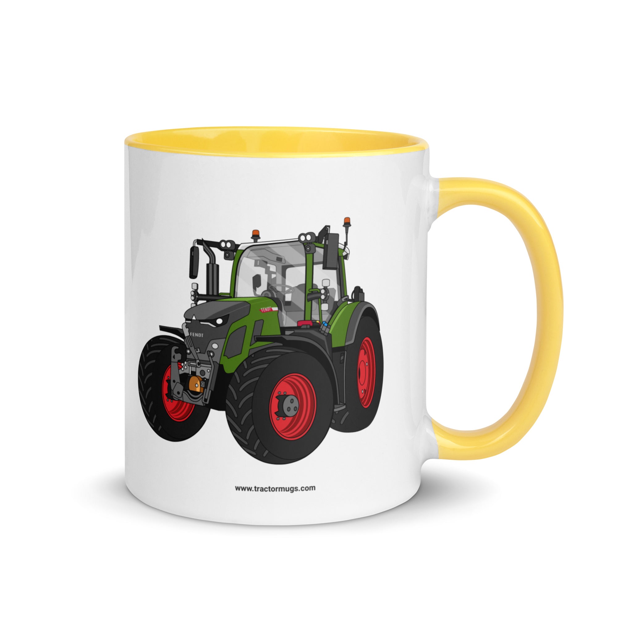 Fendt Yellow / 11 oz Fendt 620 Vario | Mug with Color Inside Quality Farmers Merch