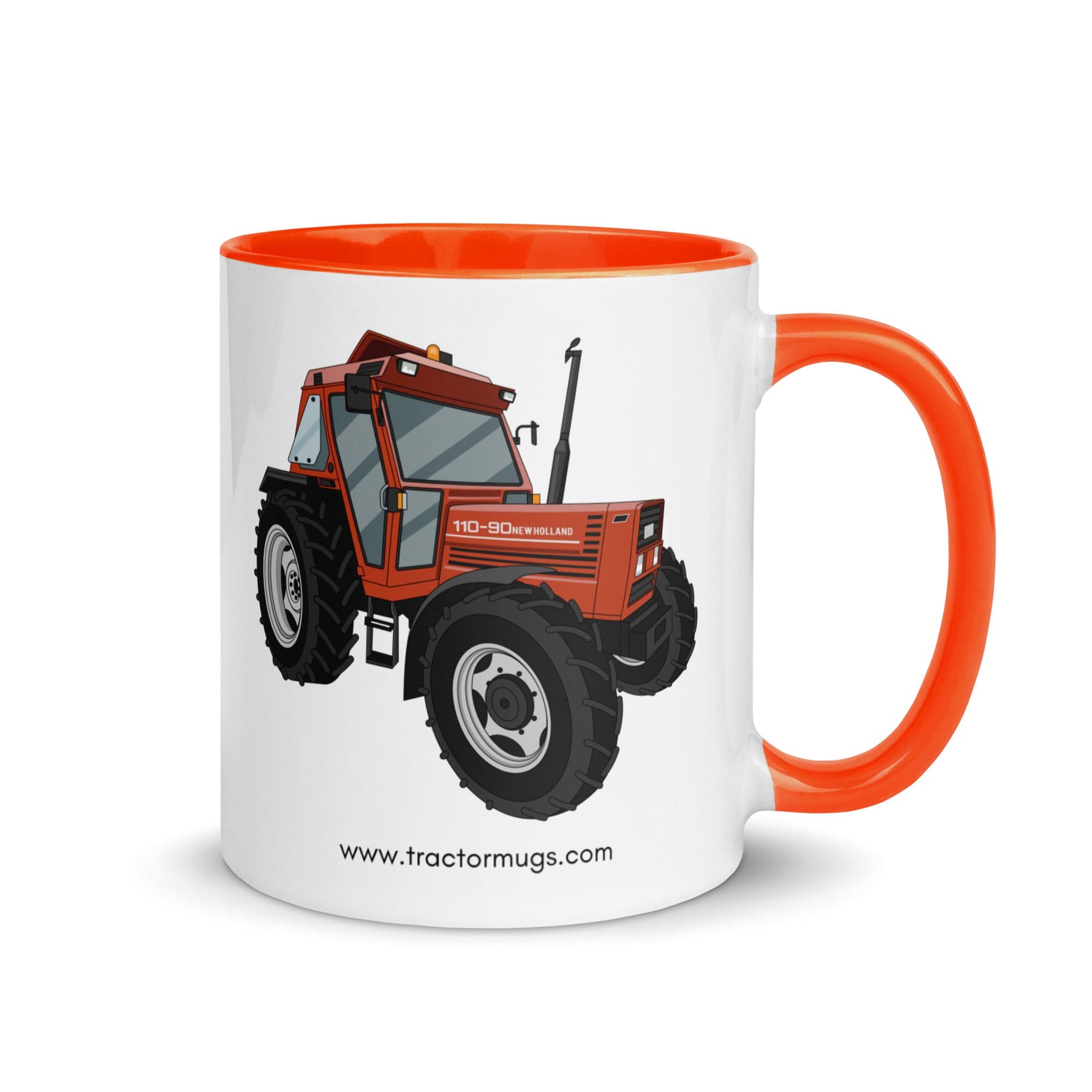 Fiat Mug with Color Inside Orange FIAT 110-90 | Mug with Color Inside Quality Farmers Merch