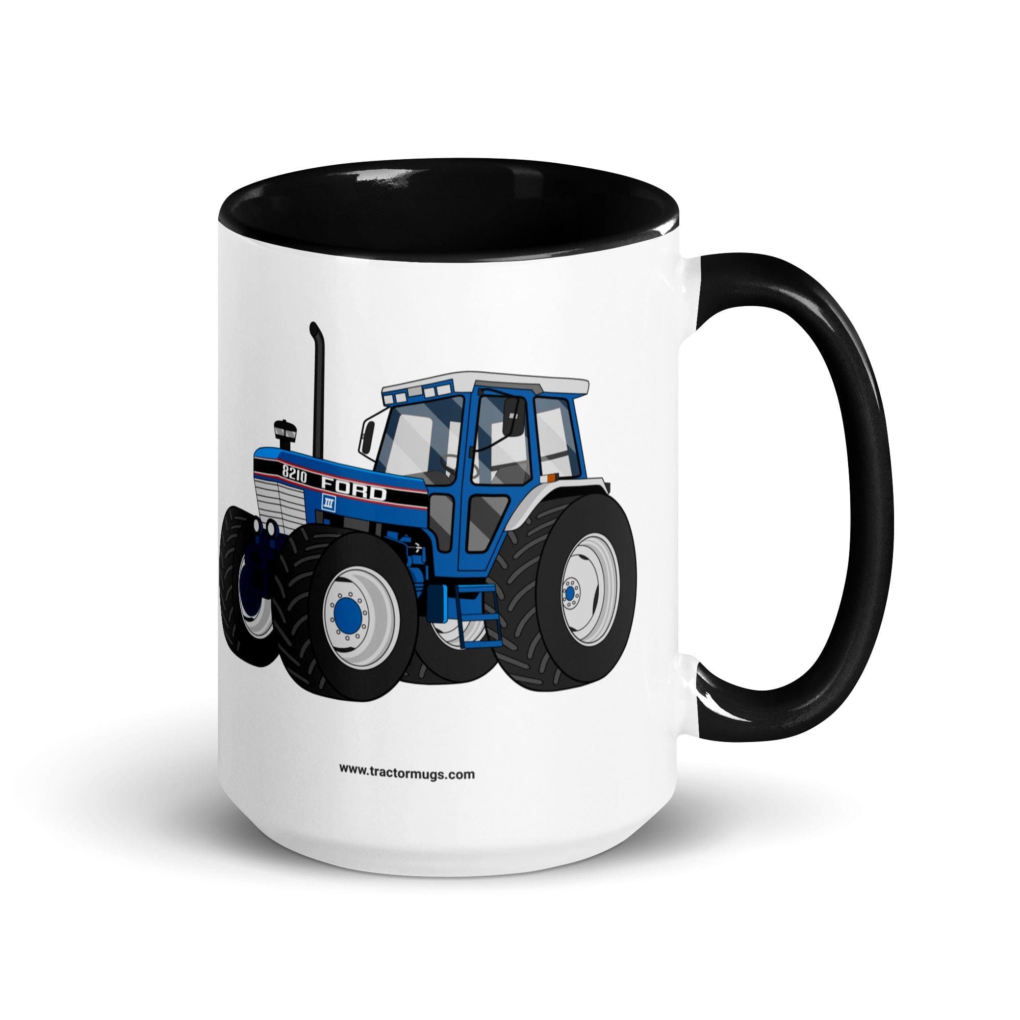 Ford Mug with Color Inside Black / 15oz Ford 8210 4WD | Mug with Color Inside Quality Farmers Merch