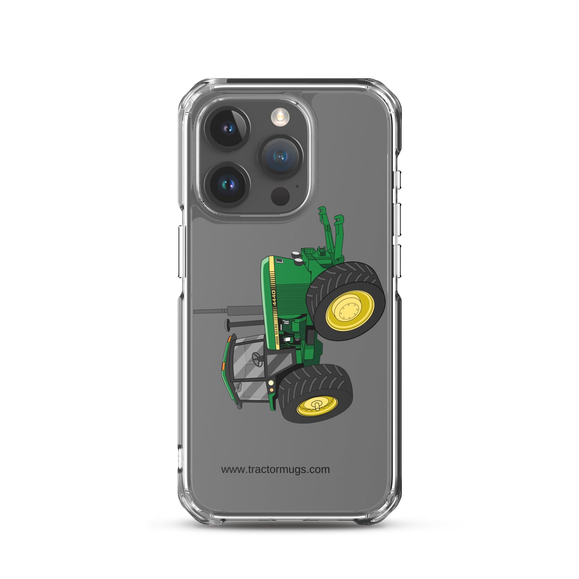 John Deere Clear Case for iPhone® iPhone 15 Pro John Deere 4440 4WD | Clear Case for iPhone® Quality Farmers Merch