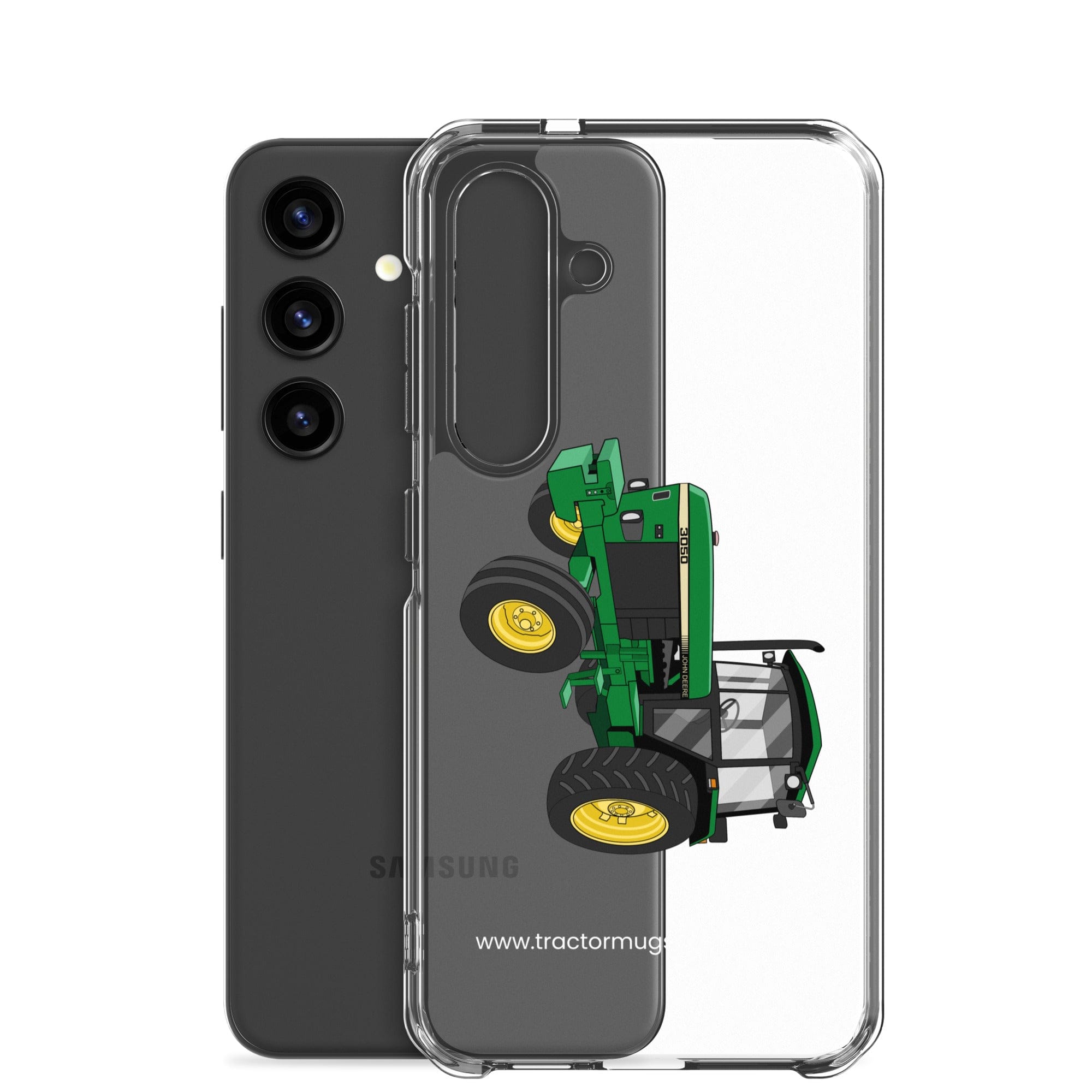 John Deere Clear Case for Samsung® John Deere 3050 2WD | Clear Case for Samsung® Quality Farmers Merch