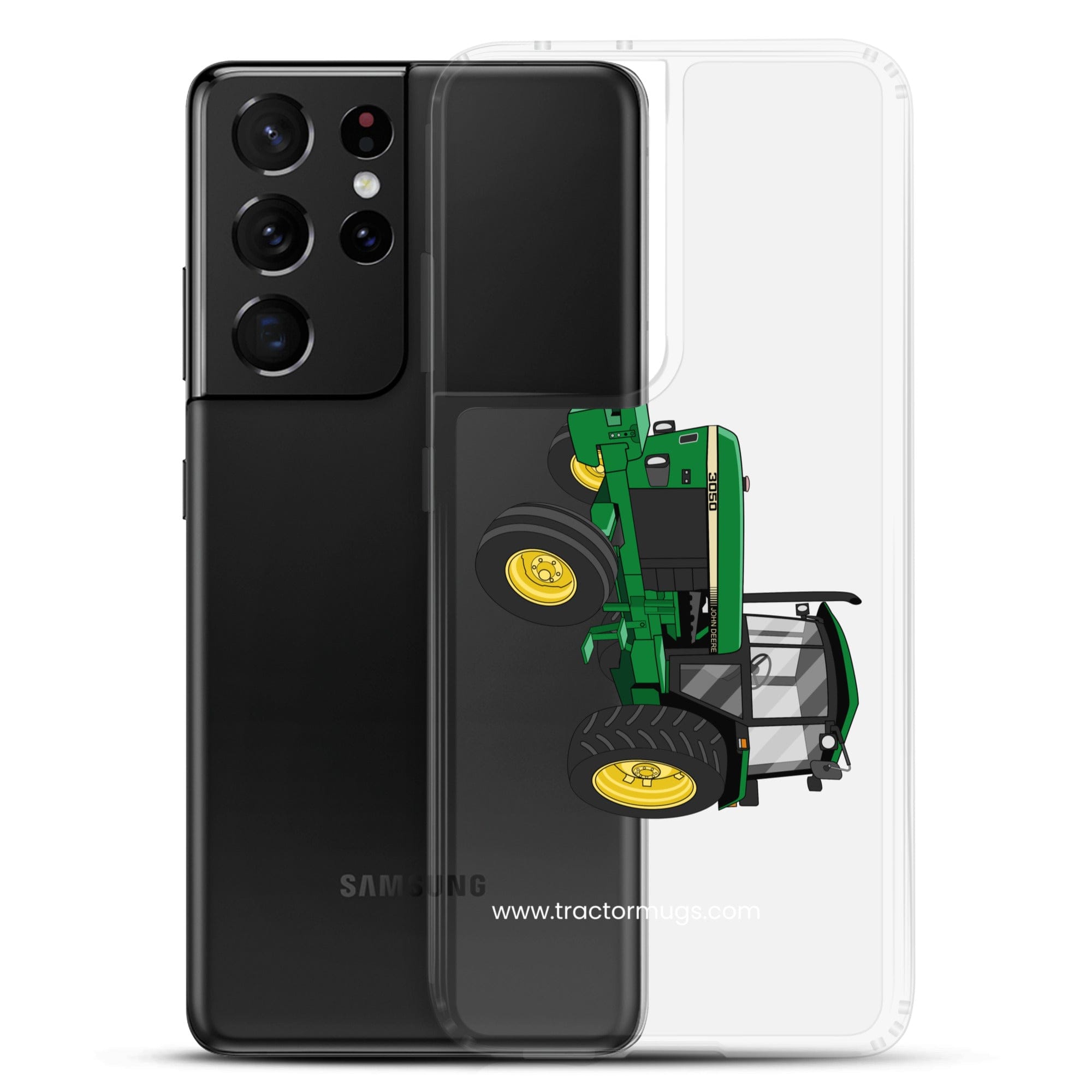 John Deere Clear Case for Samsung® John Deere 3050 2WD | Clear Case for Samsung® Quality Farmers Merch