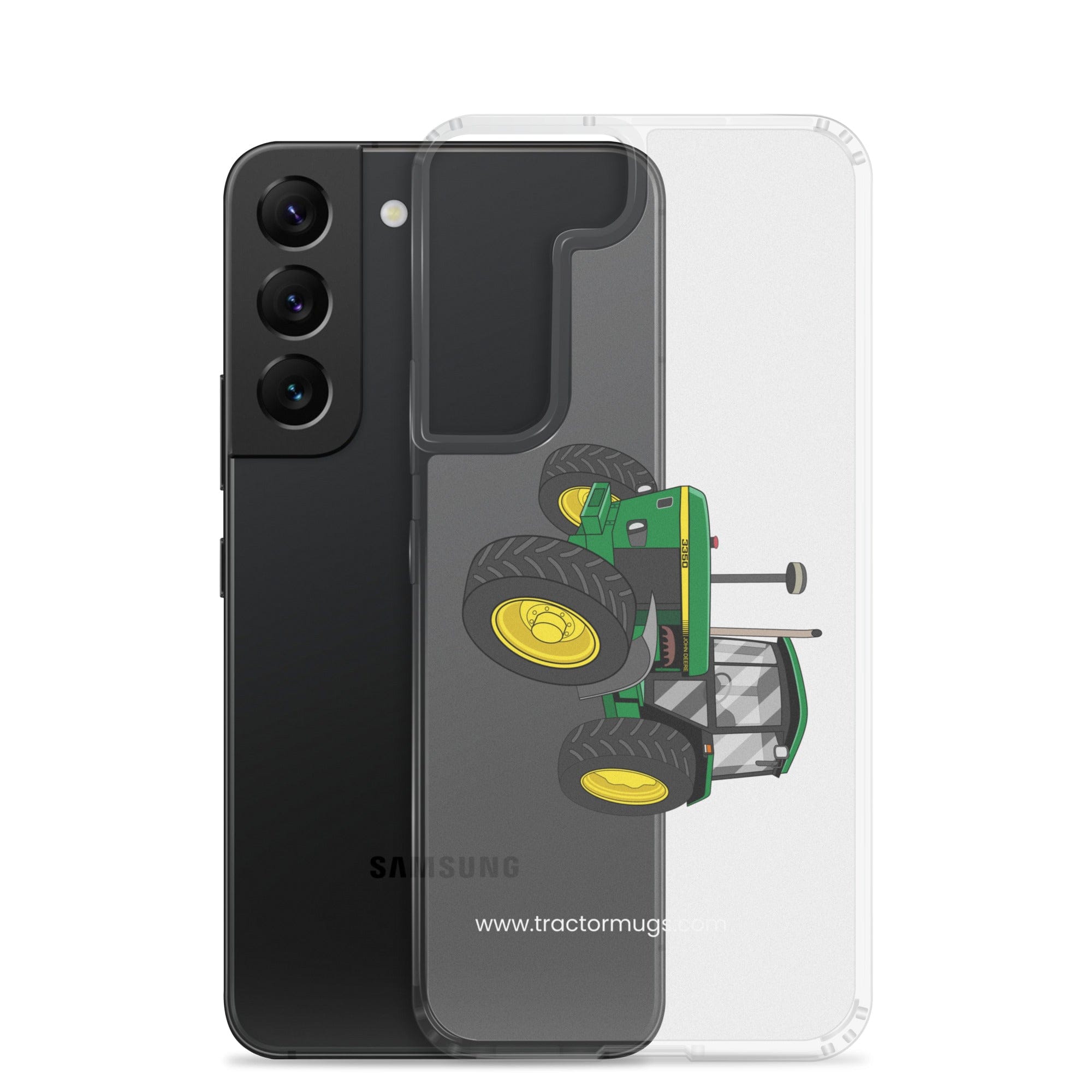 John Deere Clear Case for Samsung® John Deere 3350 4WD | Clear Case for Samsung® Quality Farmers Merch