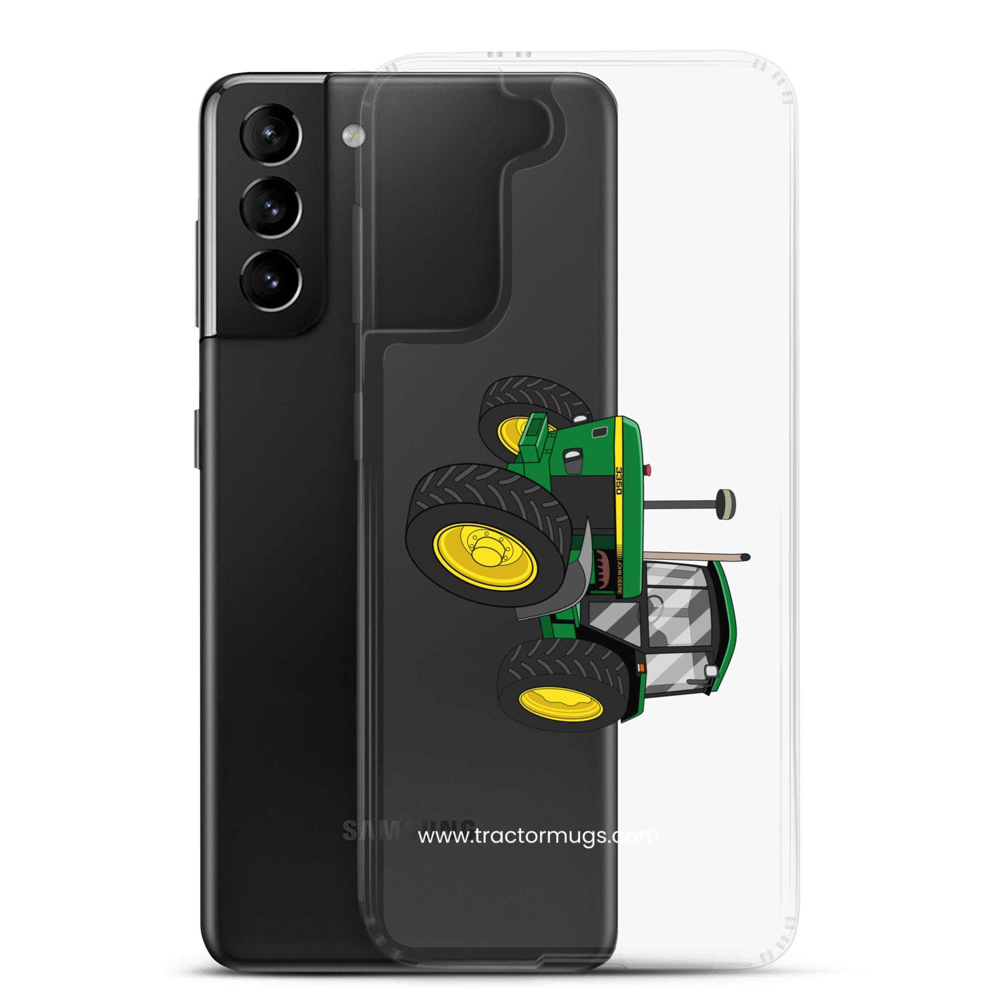 John Deere Clear Case for Samsung® John Deere 3350 4WD | Clear Case for Samsung® Quality Farmers Merch