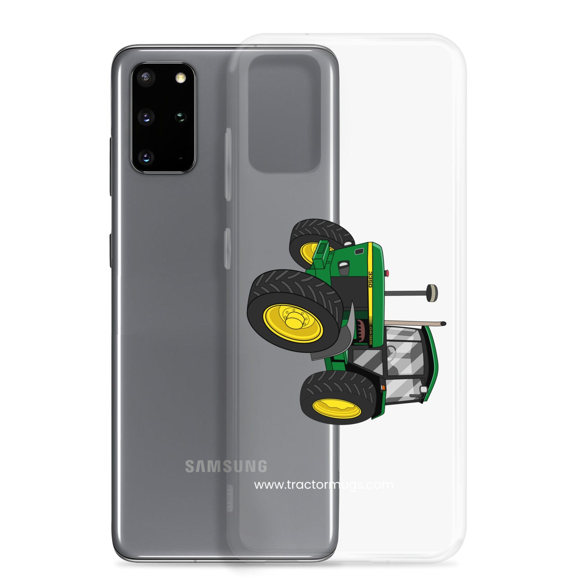 John Deere Clear Case for Samsung® John Deere 3350 4WD | Clear Case for Samsung® Quality Farmers Merch