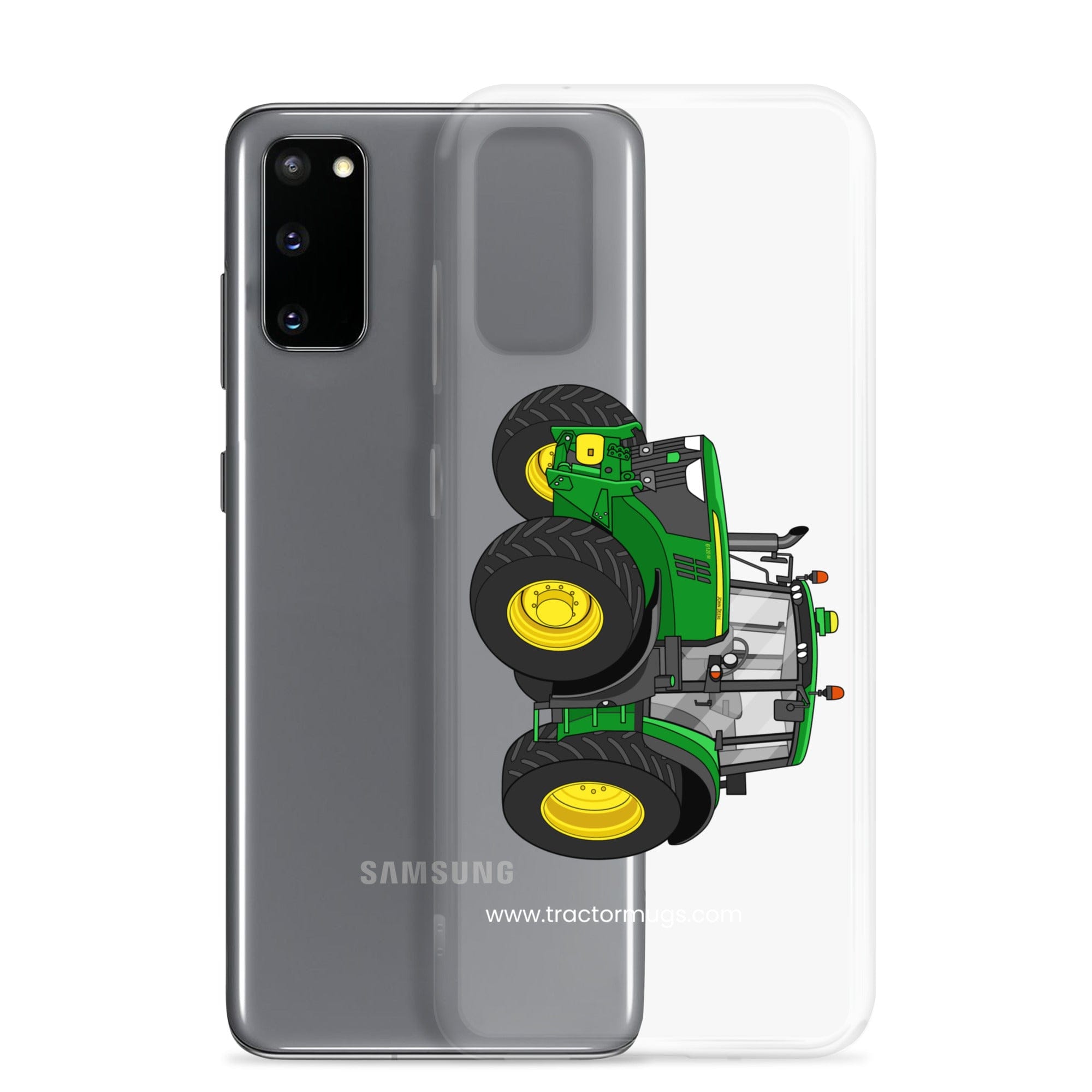 John Deere Clear Case for Samsung® John Deere 6120 M | Clear Case for Samsung® Quality Farmers Merch