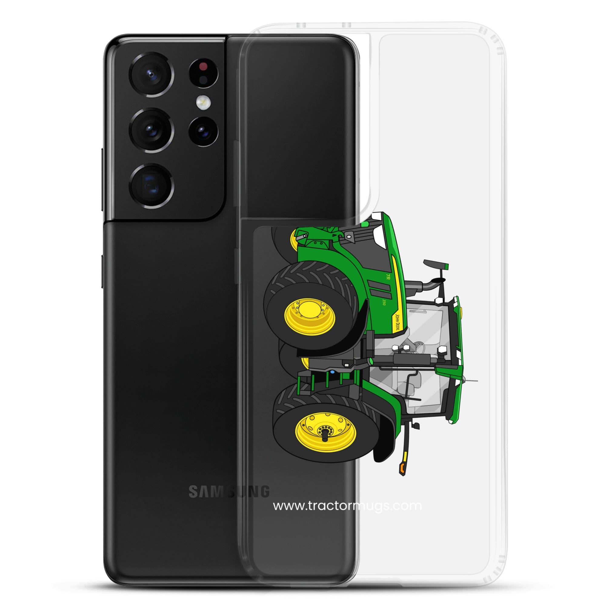 John Deere Clear Case for Samsung® John Deere 7R 350 Auto Power | Clear Case for Samsung® Quality Farmers Merch