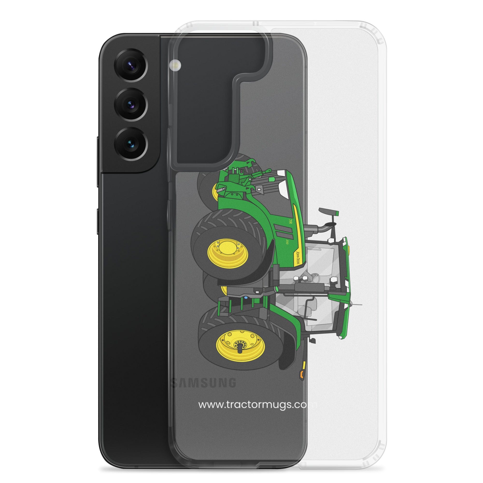 John Deere Clear Case for Samsung® John Deere 7R 350 Auto Power | Clear Case for Samsung® Quality Farmers Merch