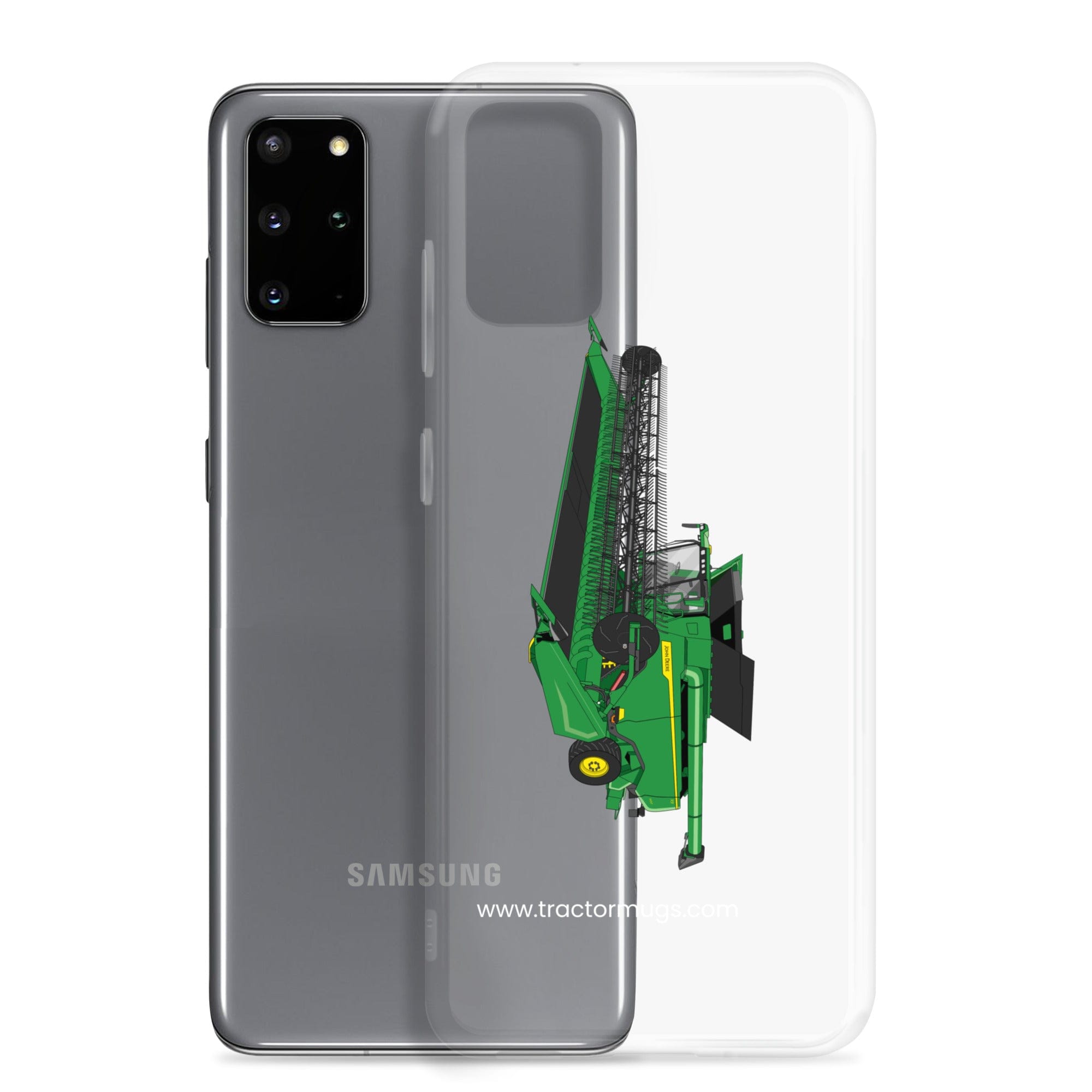 John Deere Clear Case for Samsung® John Deere X9 1100 Combine | Clear Case for Samsung® Quality Farmers Merch