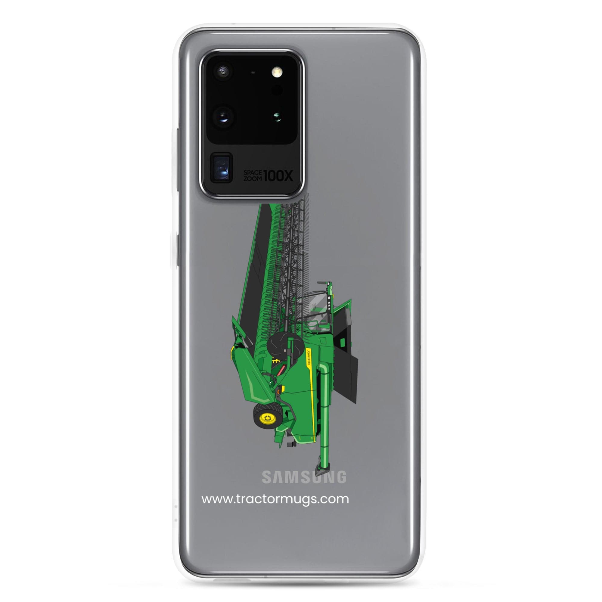 John Deere Clear Case for Samsung® Samsung Galaxy S20 Ultra John Deere X9 1100 Combine | Clear Case for Samsung® Quality Farmers Merch