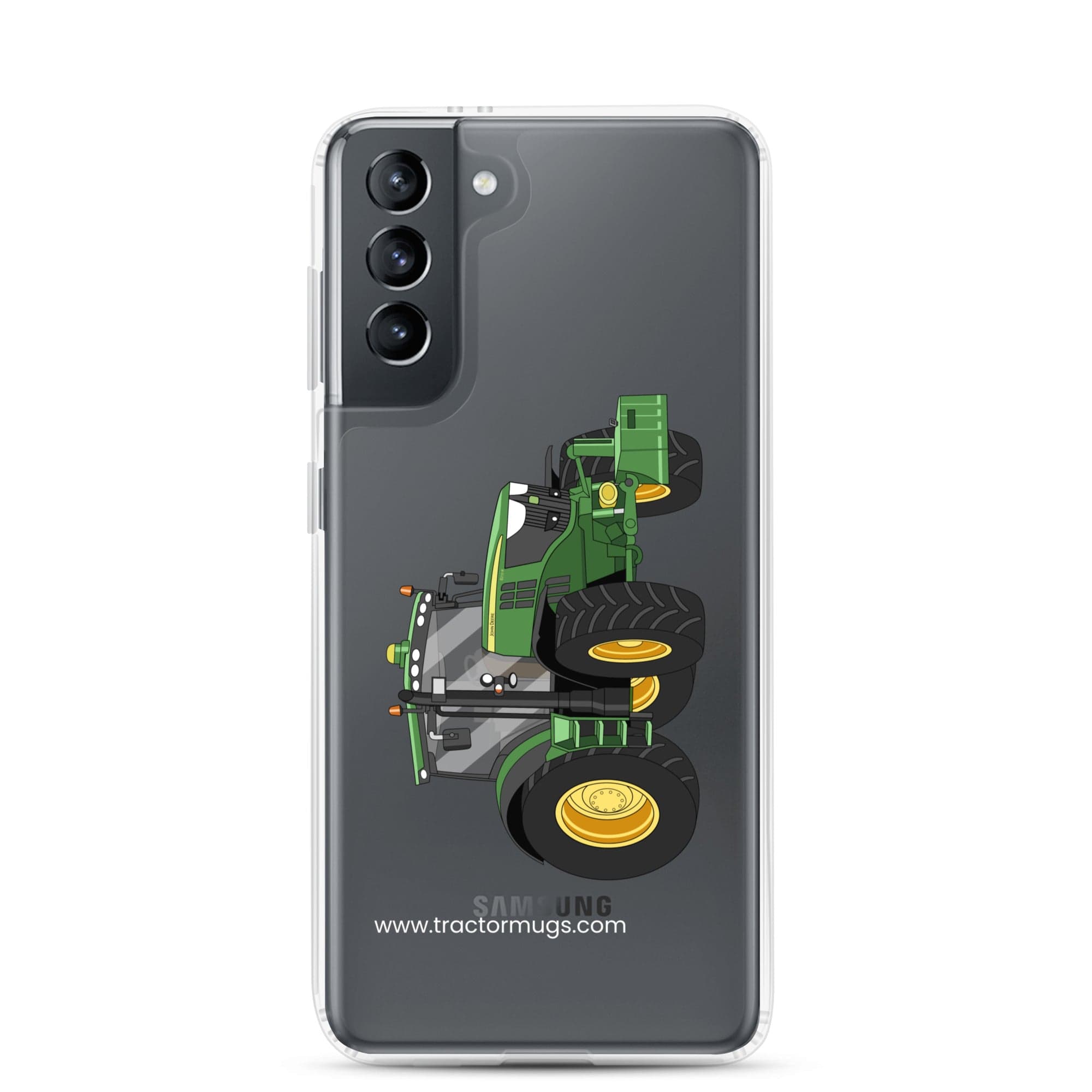 John Deere Clear Case for Samsung® Samsung Galaxy S21 John Deere 6210 R | Clear Case for Samsung® Quality Farmers Merch