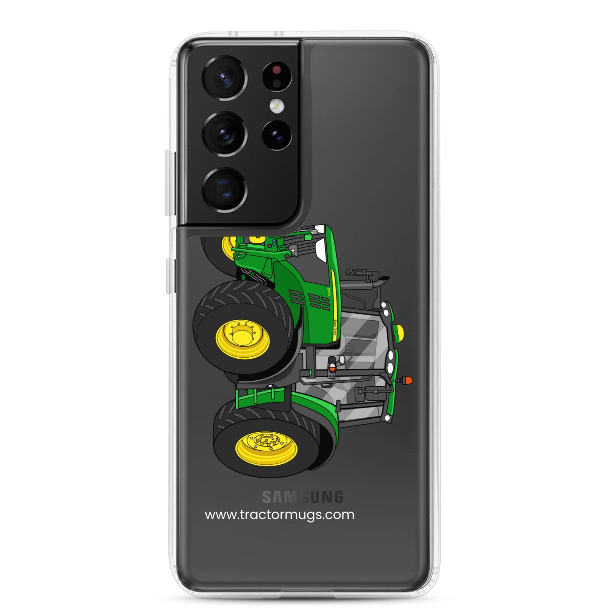 John Deere Clear Case for Samsung® Samsung Galaxy S21 Ultra John Deere 6155 M | Clear Case for Samsung® Quality Farmers Merch