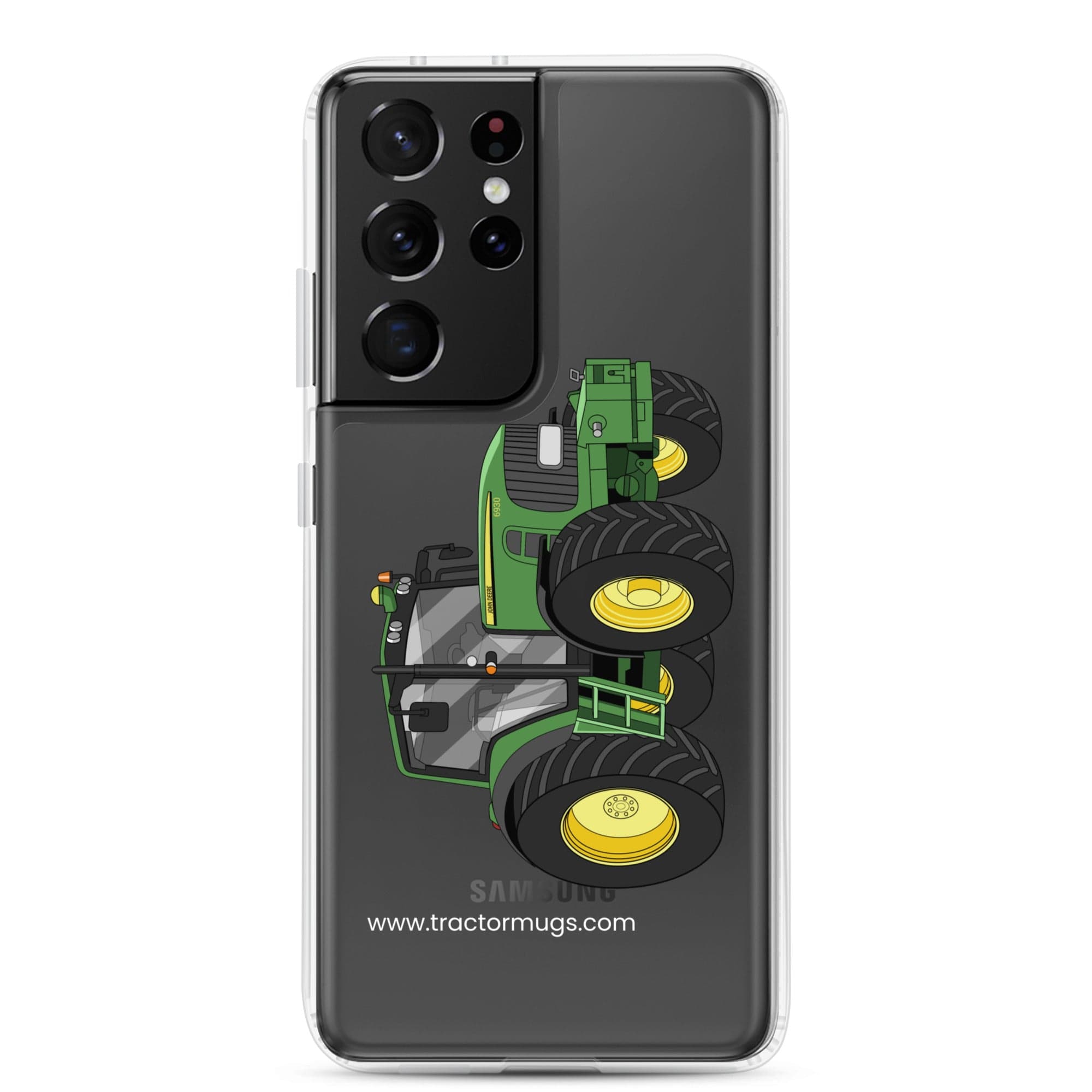 John Deere Clear Case for Samsung® Samsung Galaxy S21 Ultra John Deere 6930 Premium | Clear Case for Samsung® Quality Farmers Merch