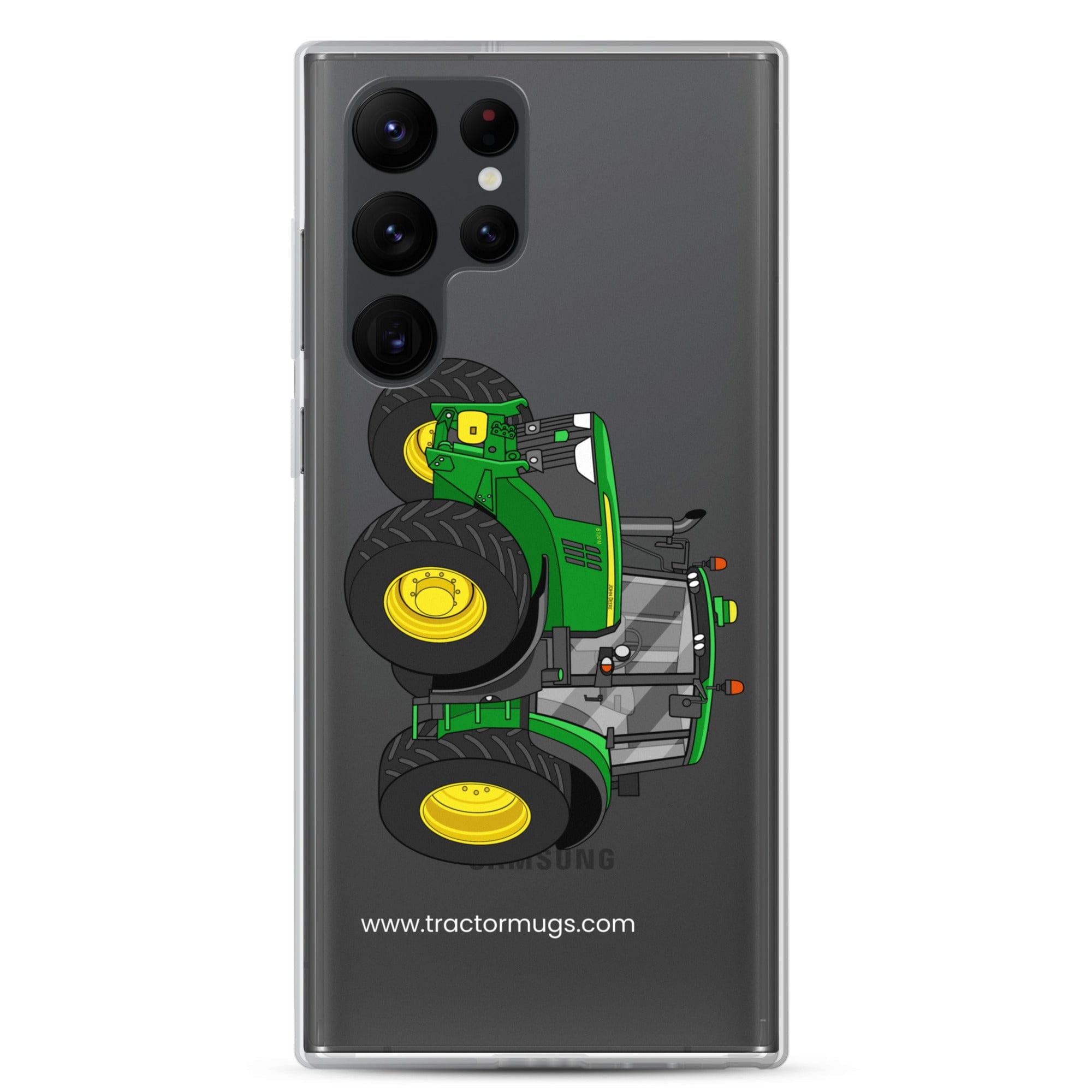 John Deere Clear Case for Samsung® Samsung Galaxy S22 Ultra John Deere 6120 M | Clear Case for Samsung® Quality Farmers Merch