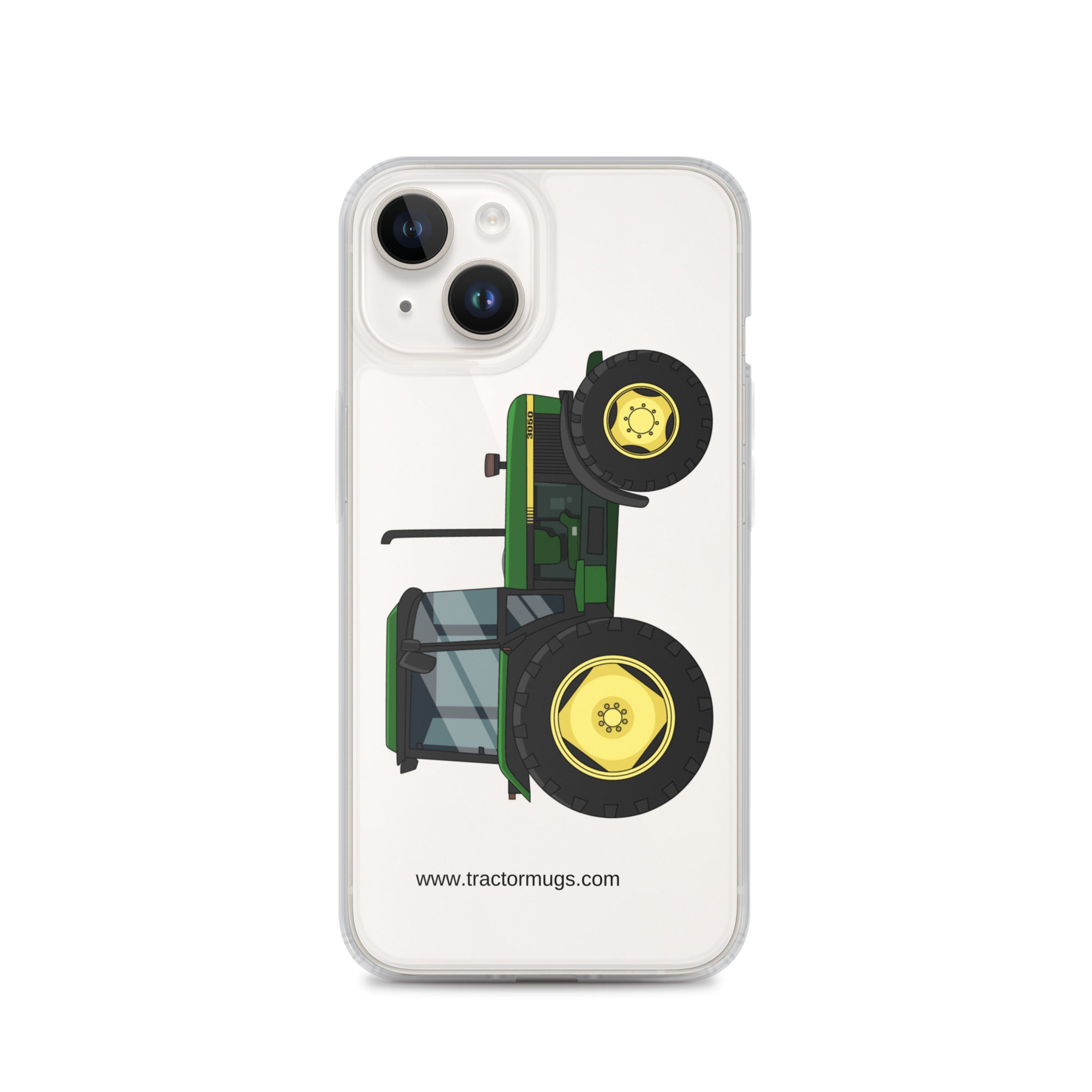 John Deere iPhone 14 John Deere 3050 2WD | Clear Case for iPhone® Quality Farmers Merch