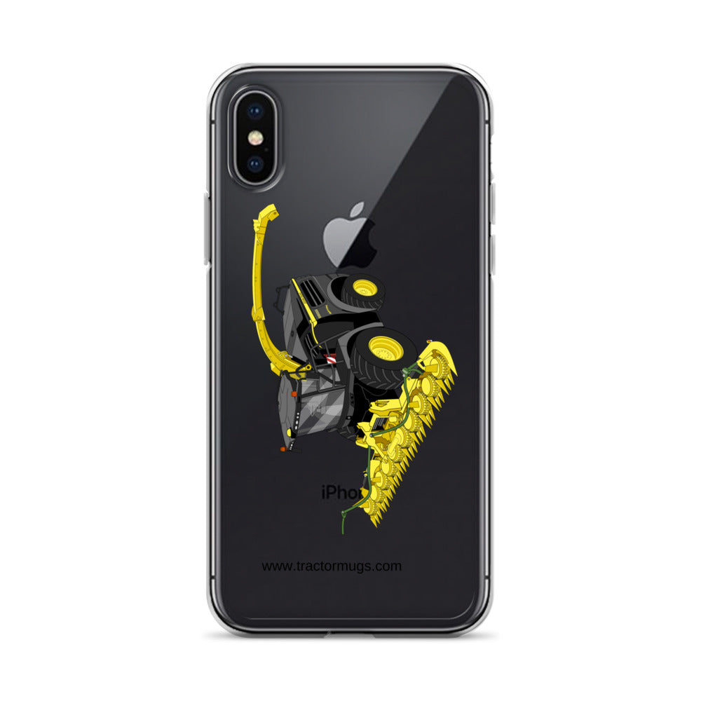 John Deere iPhone X/XS John Deere 8800 Black Beauty Silage Harvester | Clear Case for iPhone® Quality Farmers Merch