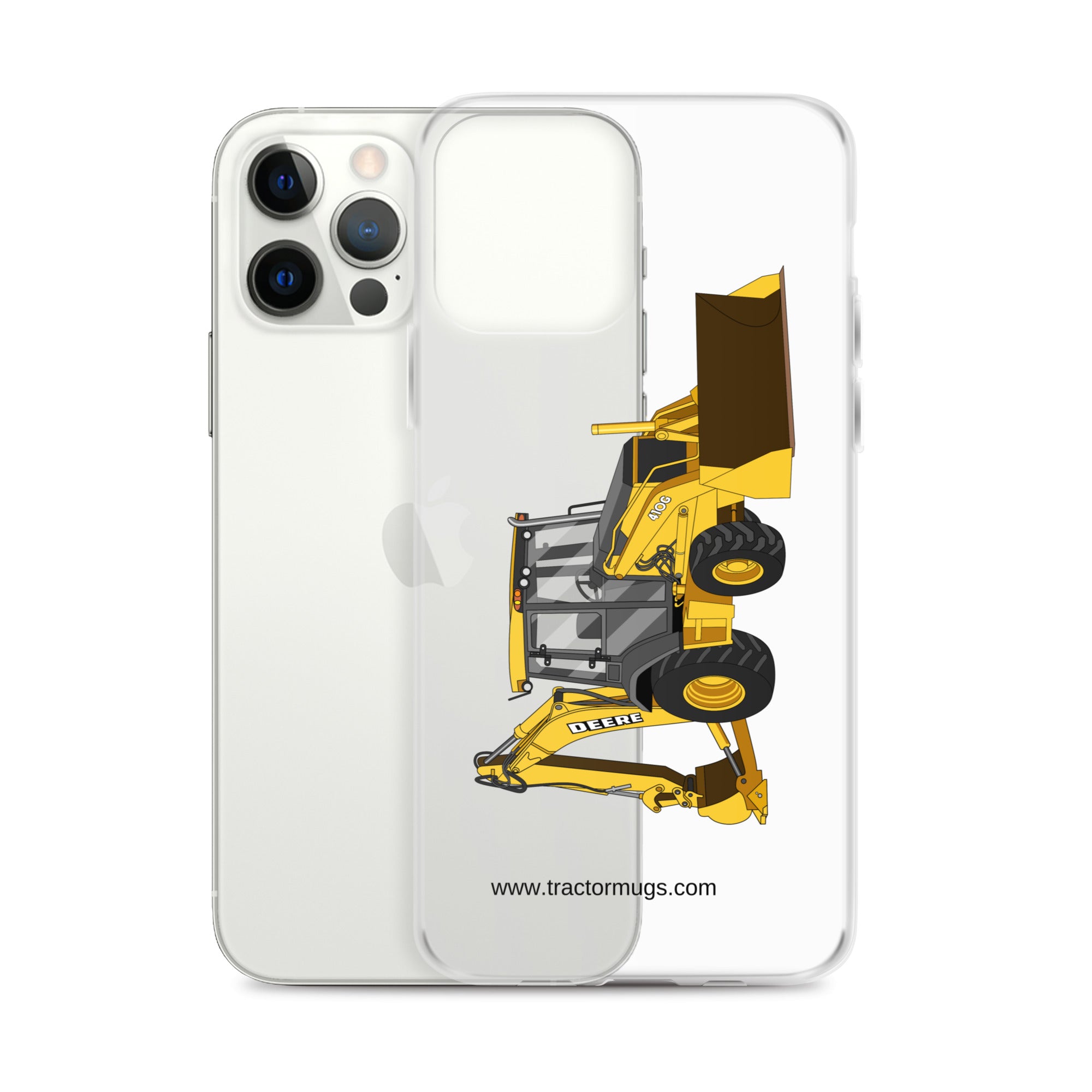 John Deere John Deere 410G Backhoe | Clear Case for iPhone® Quality Farmers Merch