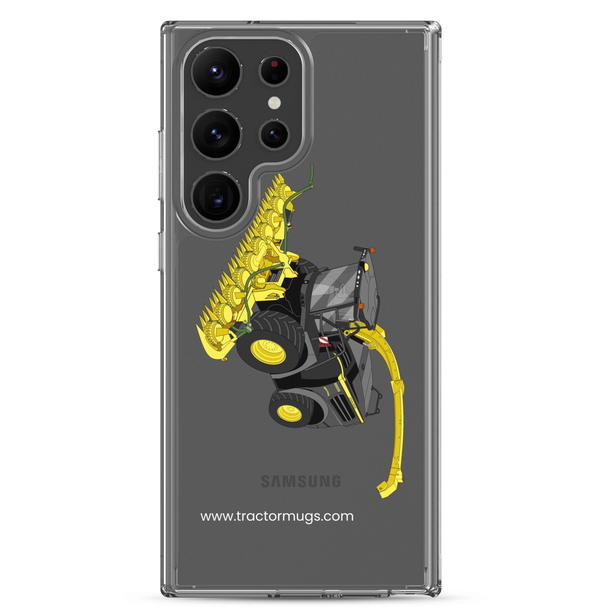 John Deere Samsung Galaxy S23 Ultra John Deere 8800 Black Beauty Silage Harvester | Clear Case for Samsung® Quality Farmers Merch