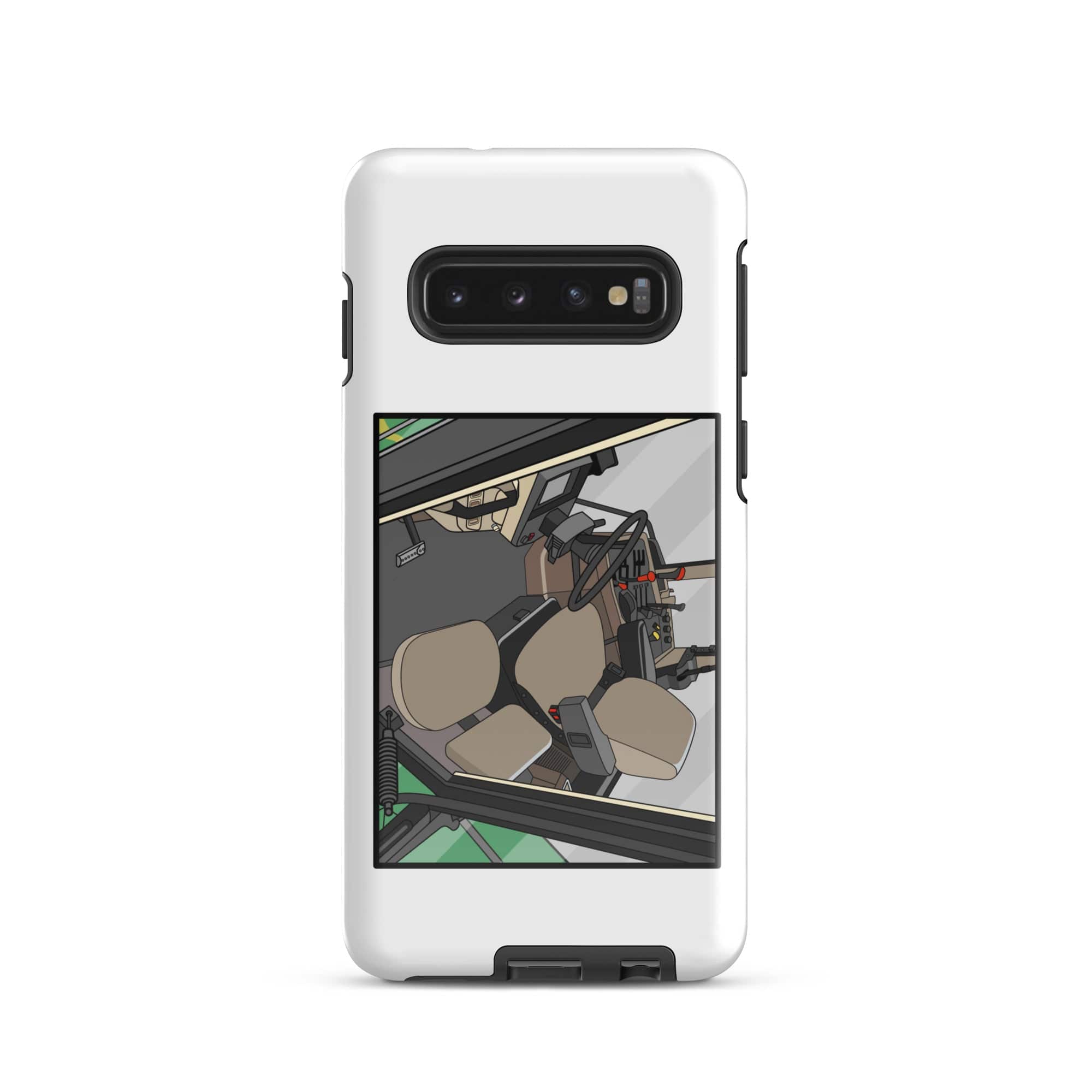 John Deere Tough case for Samsung® Samsung Galaxy S10 John Deere 7810 Cabin | Tough case for Samsung® Quality Farmers Merch