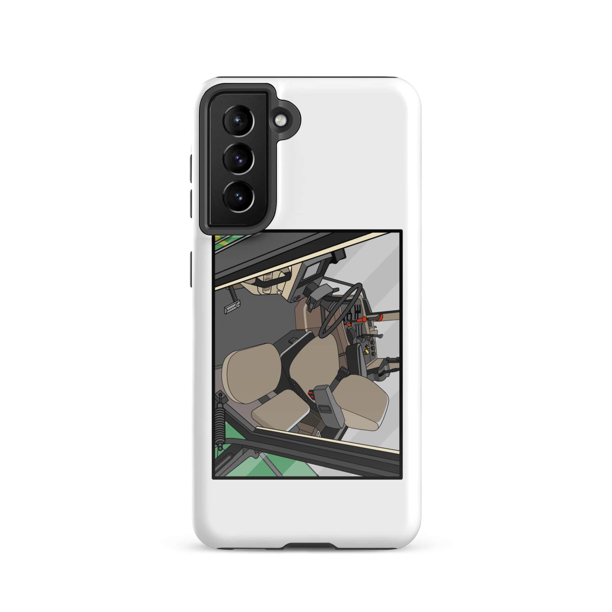 John Deere Tough case for Samsung® Samsung Galaxy S21 John Deere 7810 Cabin | Tough case for Samsung® Quality Farmers Merch