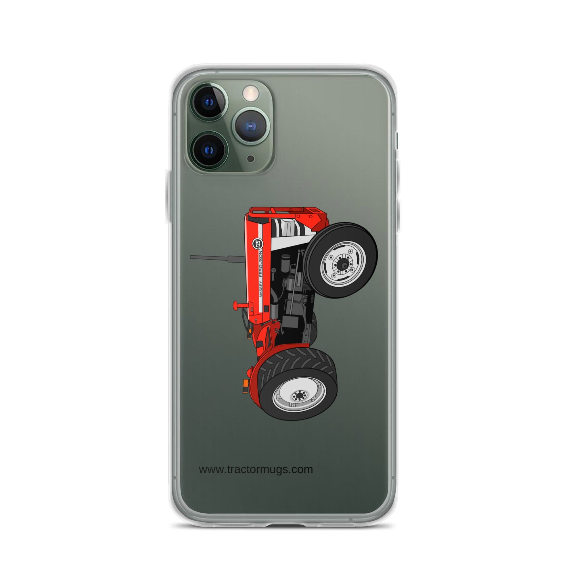 Massey Ferguson Clear Case for iPhone® iPhone 11 Pro Massey Ferguson 135 | Clear Case for iPhone® Quality Farmers Merch