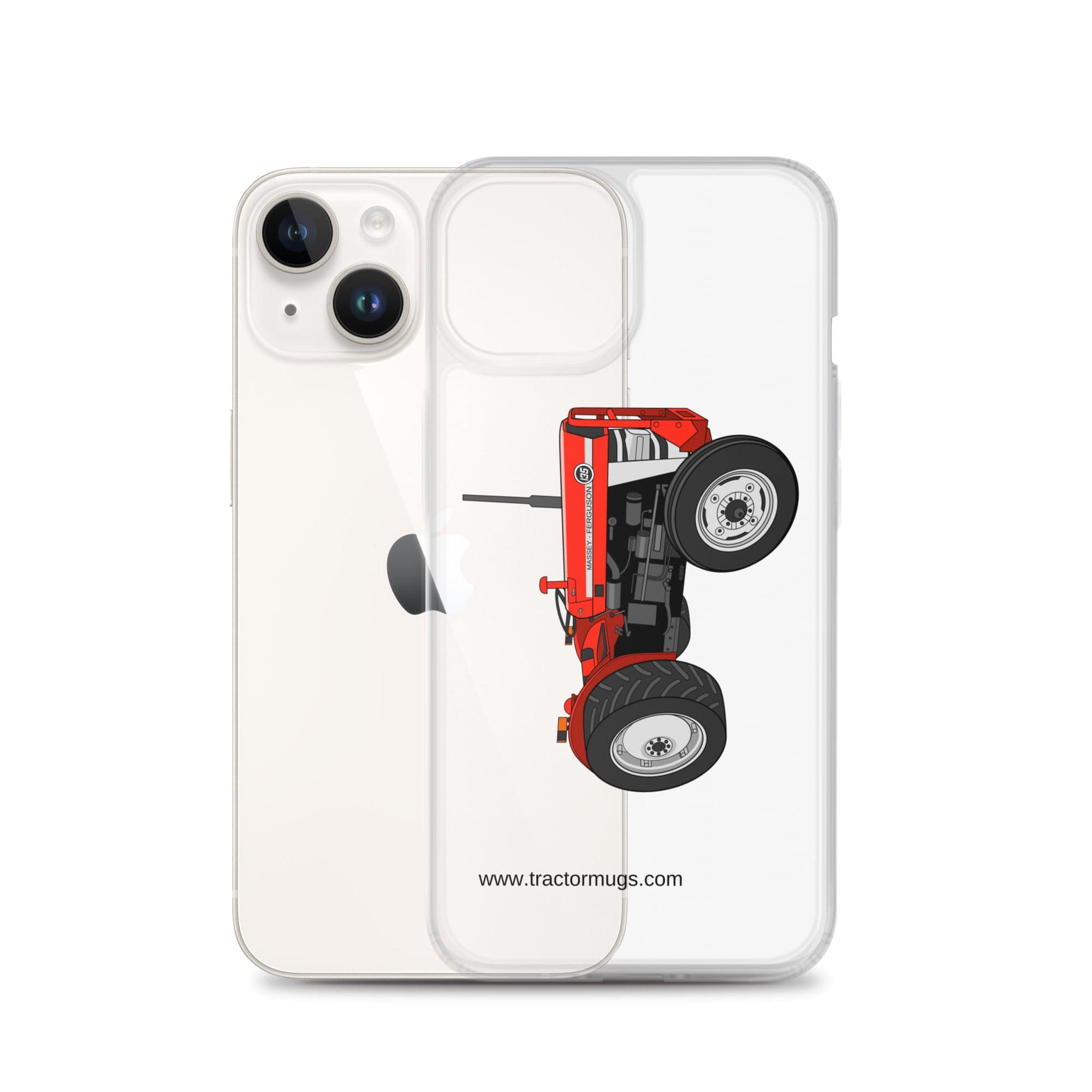 Massey Ferguson Clear Case for iPhone® Massey Ferguson 135 | Clear Case for iPhone® Quality Farmers Merch