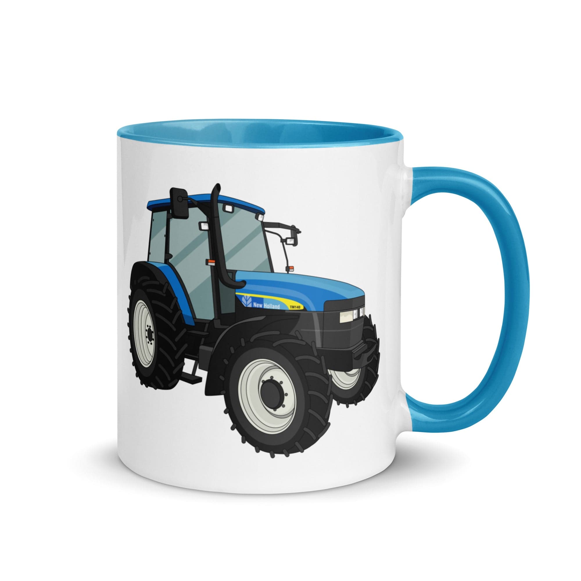 New Holland Mug with Color Inside Blue New Holland TM 140 | Mug with Color Inside Quality Farmers Merch