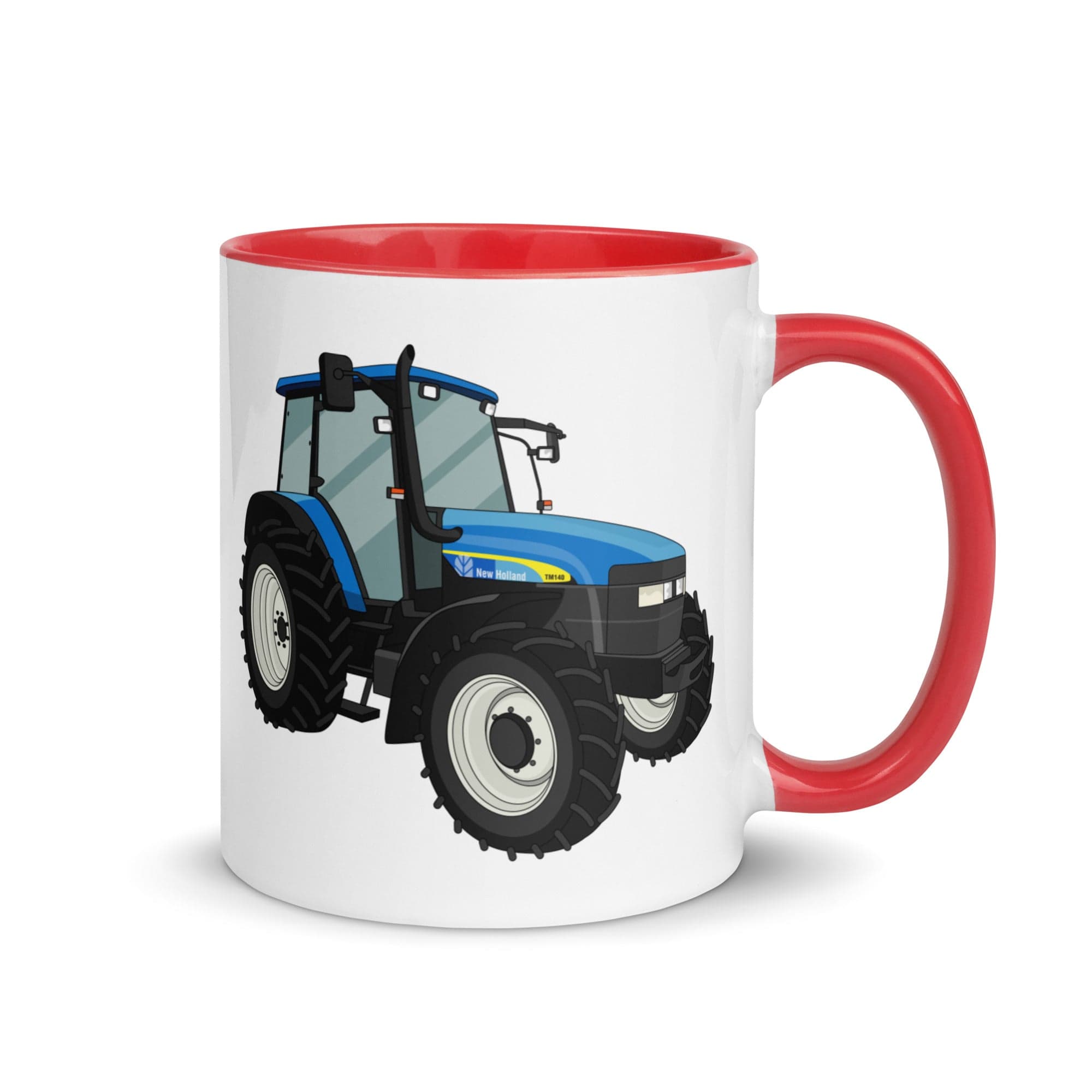 New Holland Mug with Color Inside Red New Holland TM 140 | Mug with Color Inside Quality Farmers Merch