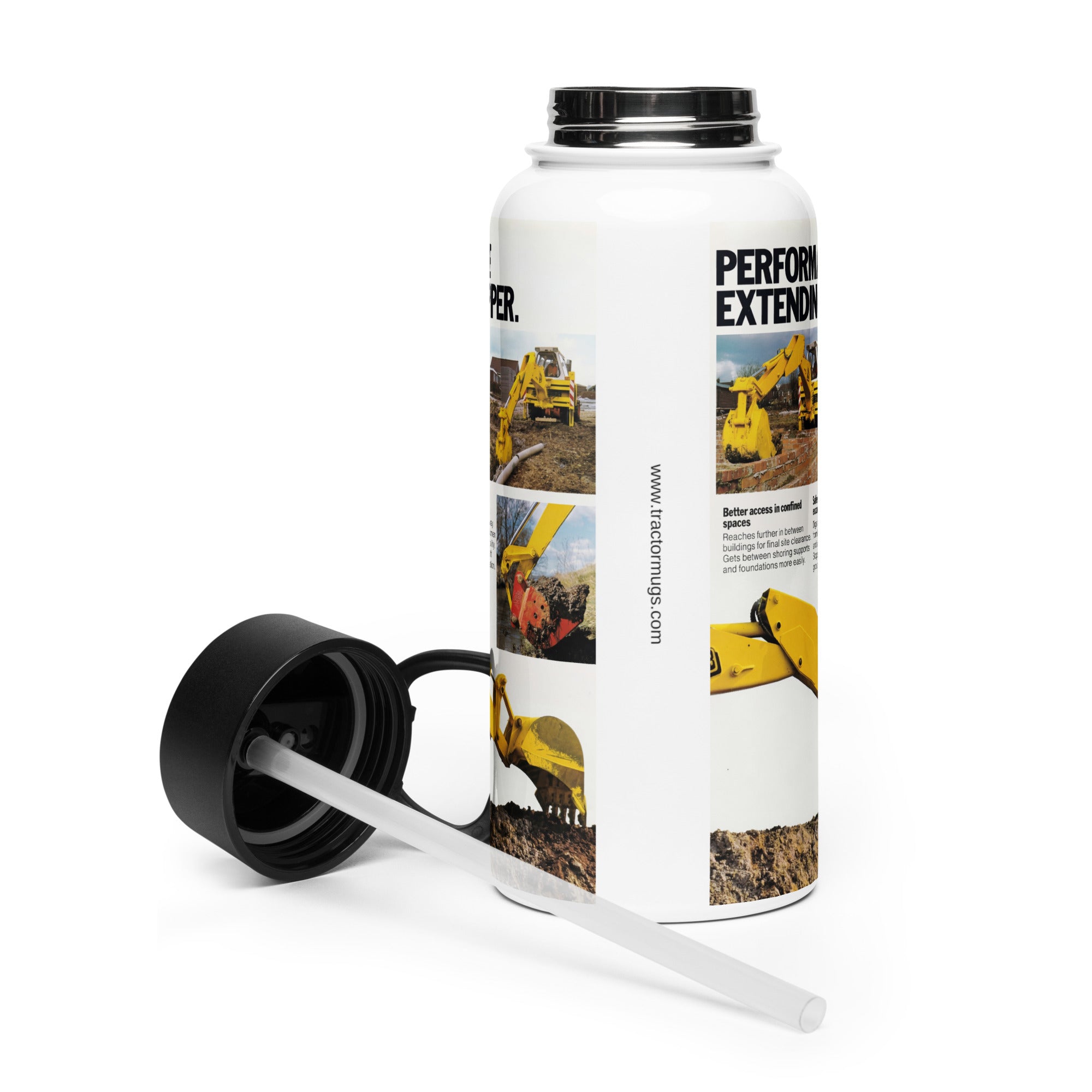 JCB Stainless Steel Water Bottle – Tractor Mugs