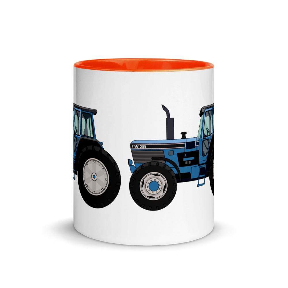 The Farmers Mugs Store Ford TW-35 Mug with Color Inside Quality Farmers Merch