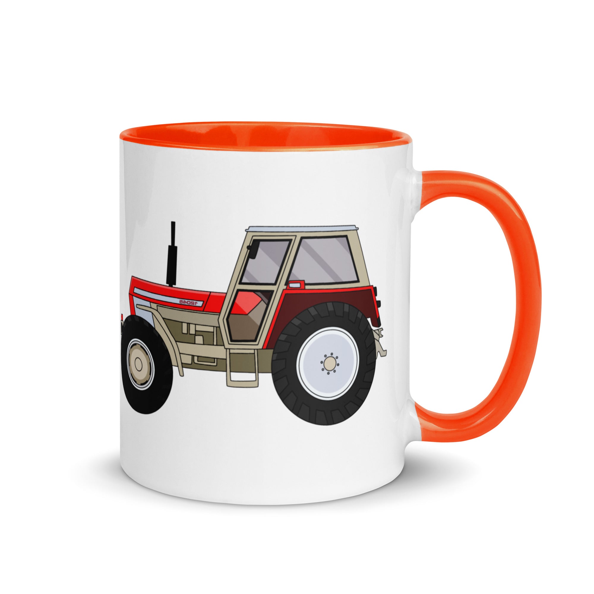 The Farmers Mugs Store Mug Orange Zetor 12045 Mug with Color Inside Quality Farmers Merch