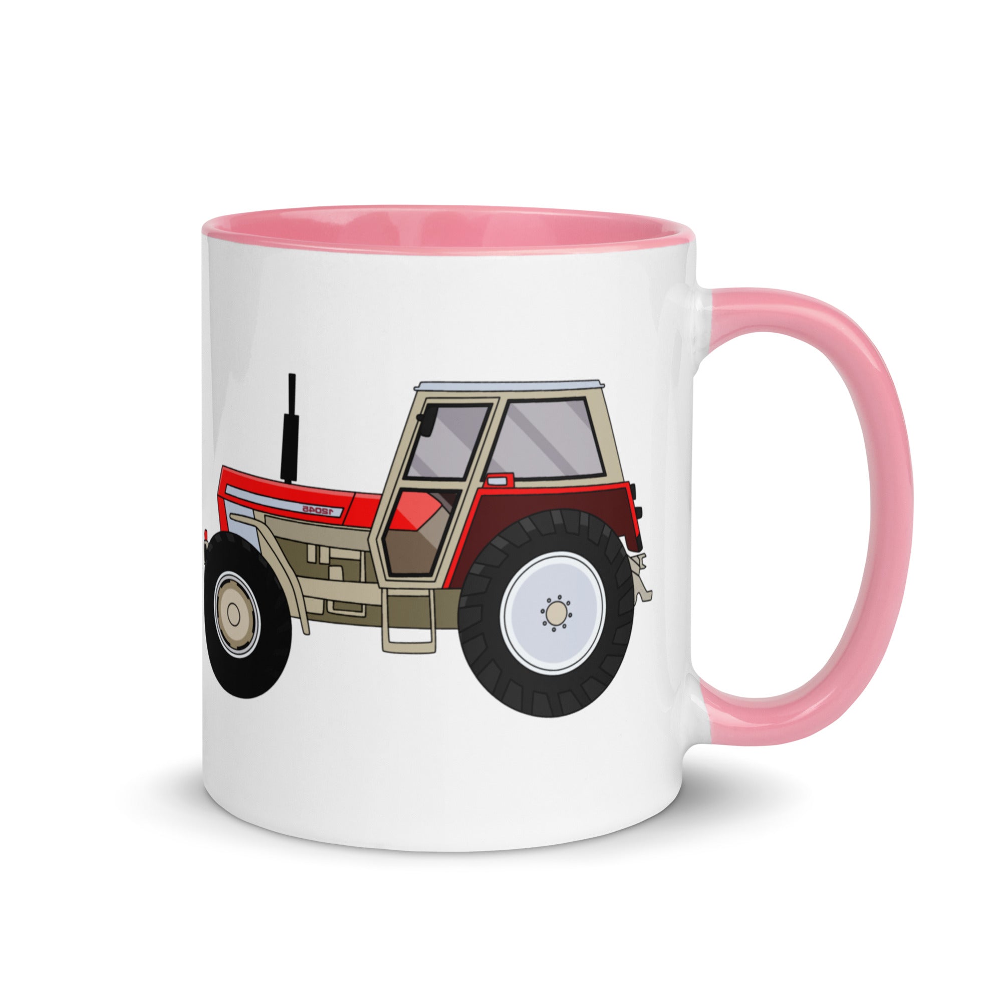 The Farmers Mugs Store Mug Pink Zetor 12045 Mug with Color Inside Quality Farmers Merch