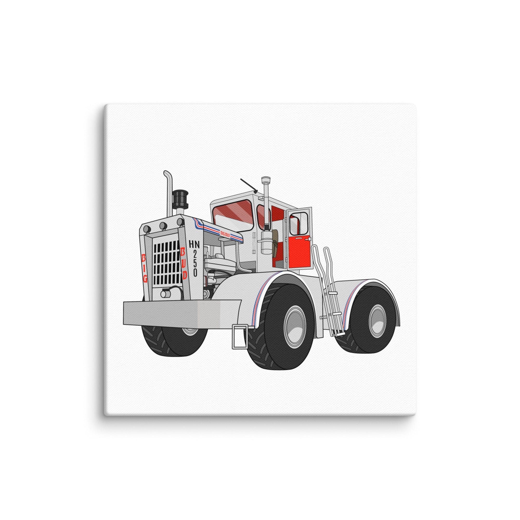 The Tractor Mugs Store 10″×10″ Big Bud Tractor | Canvas Quality Farmers Merch