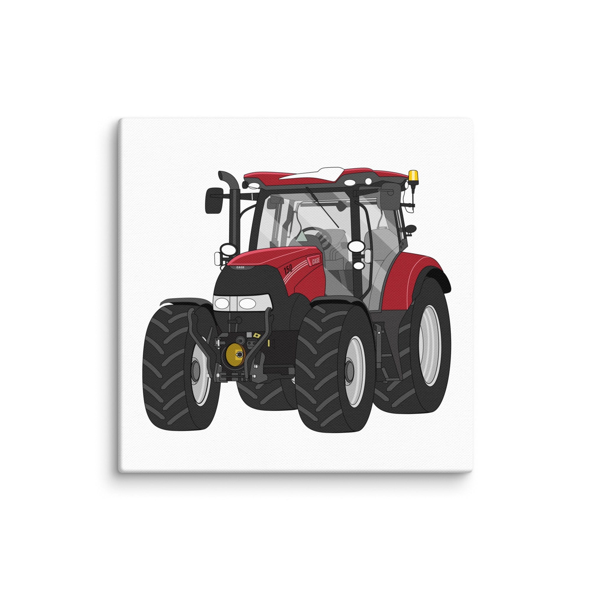 The Tractor Mugs Store 10″×10″ Case IH Maxxum 150 Activedrive 8 | Canvas Quality Farmers Merch