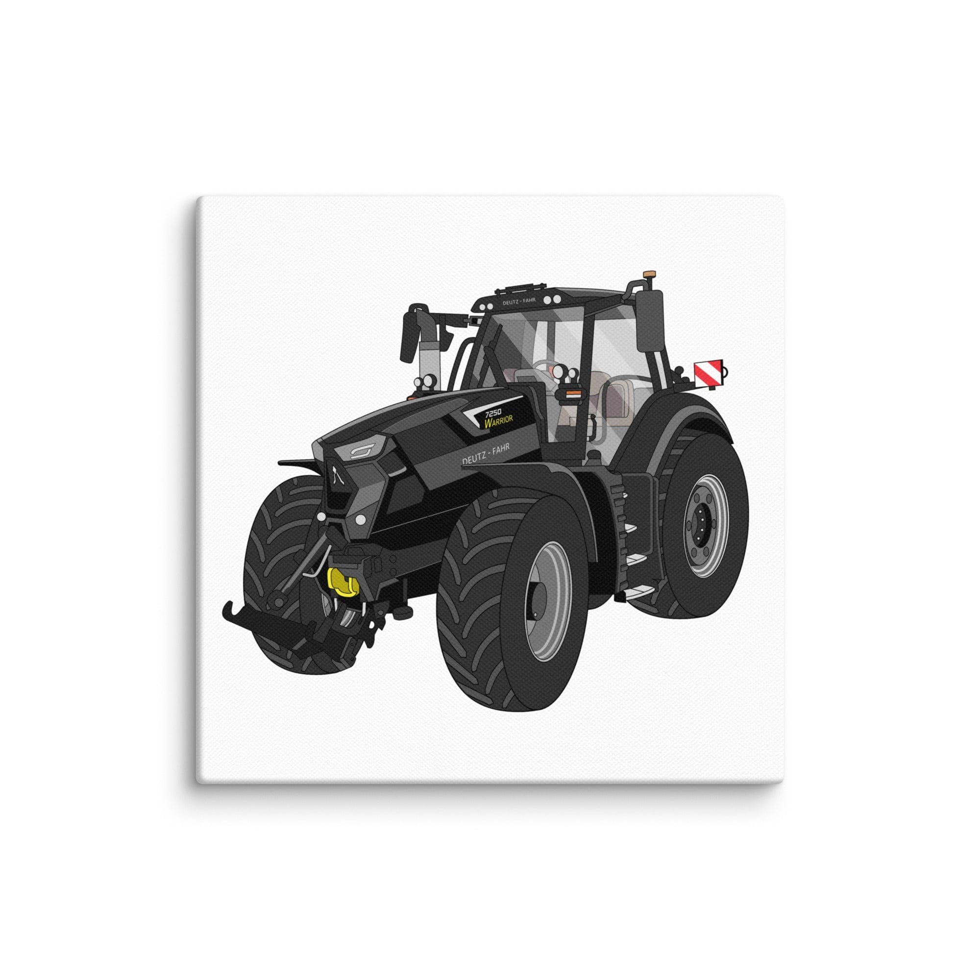 The Tractor Mugs Store 10″×10″ Deutz-Fahr 7250 TTV Warrior Edition | Canvas Quality Farmers Merch