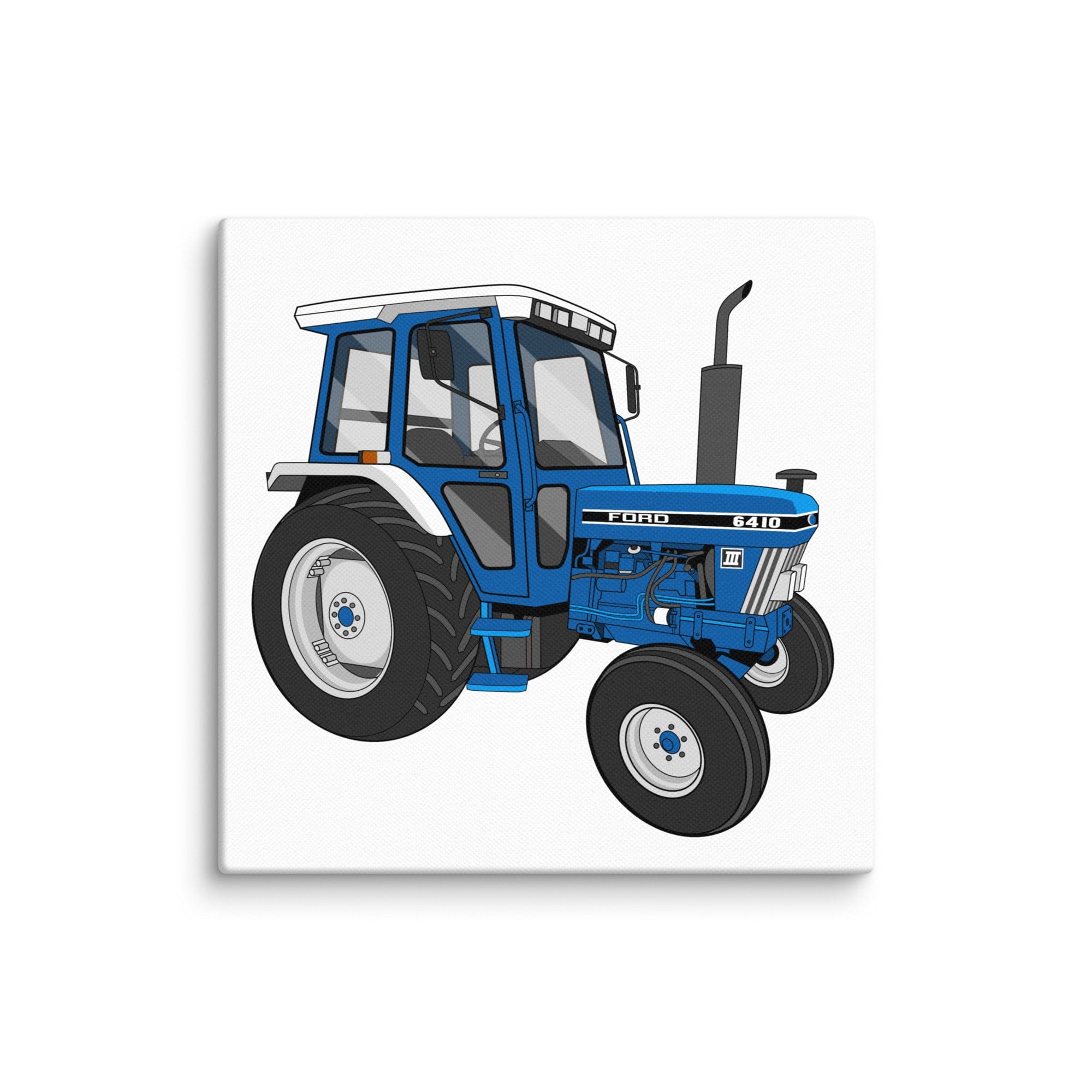 The Tractor Mugs Store 10″×10″ Ford 6410 2WD | Canvas Quality Farmers Merch