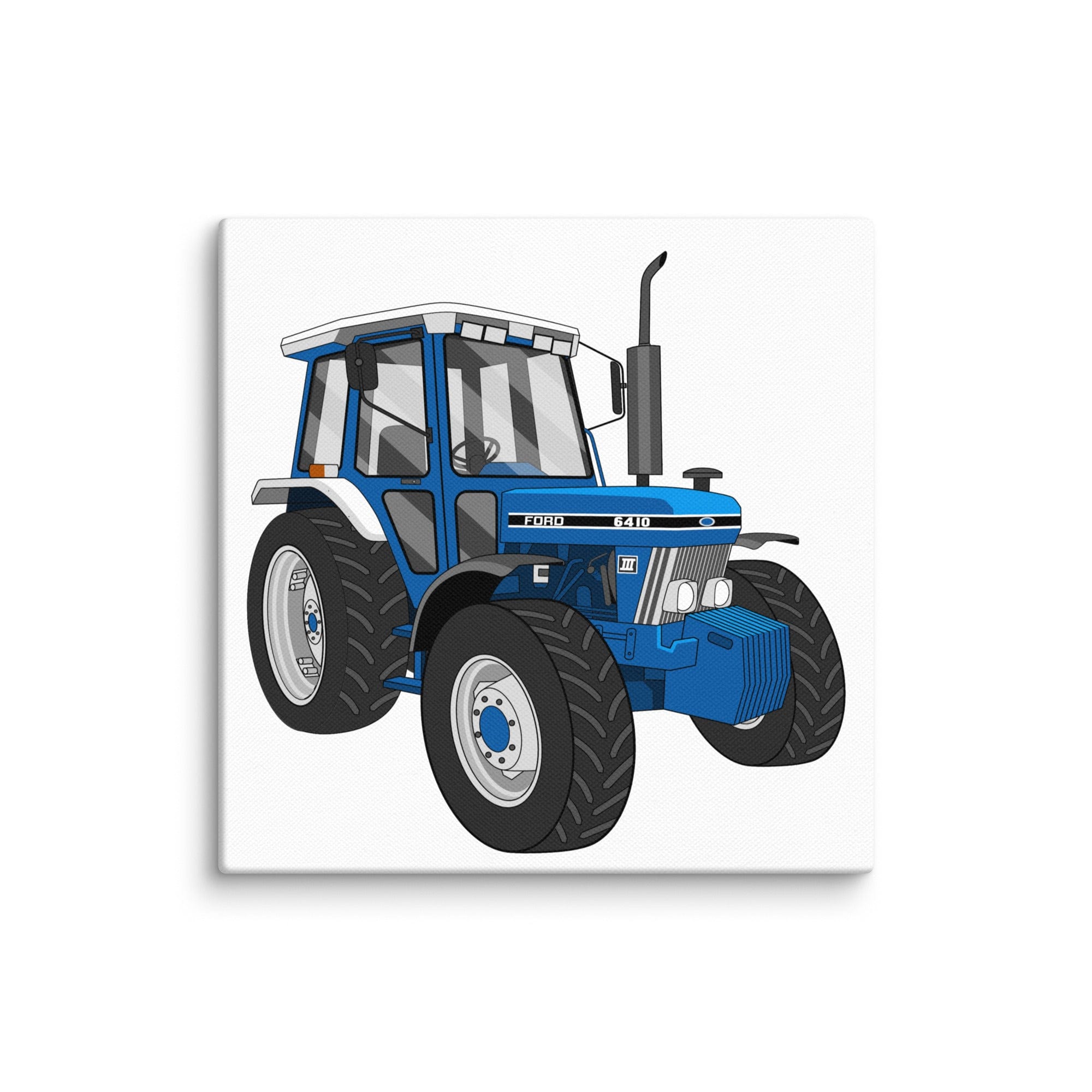 The Tractor Mugs Store 10″×10″ Ford 6410 4WD | Canvas Quality Farmers Merch