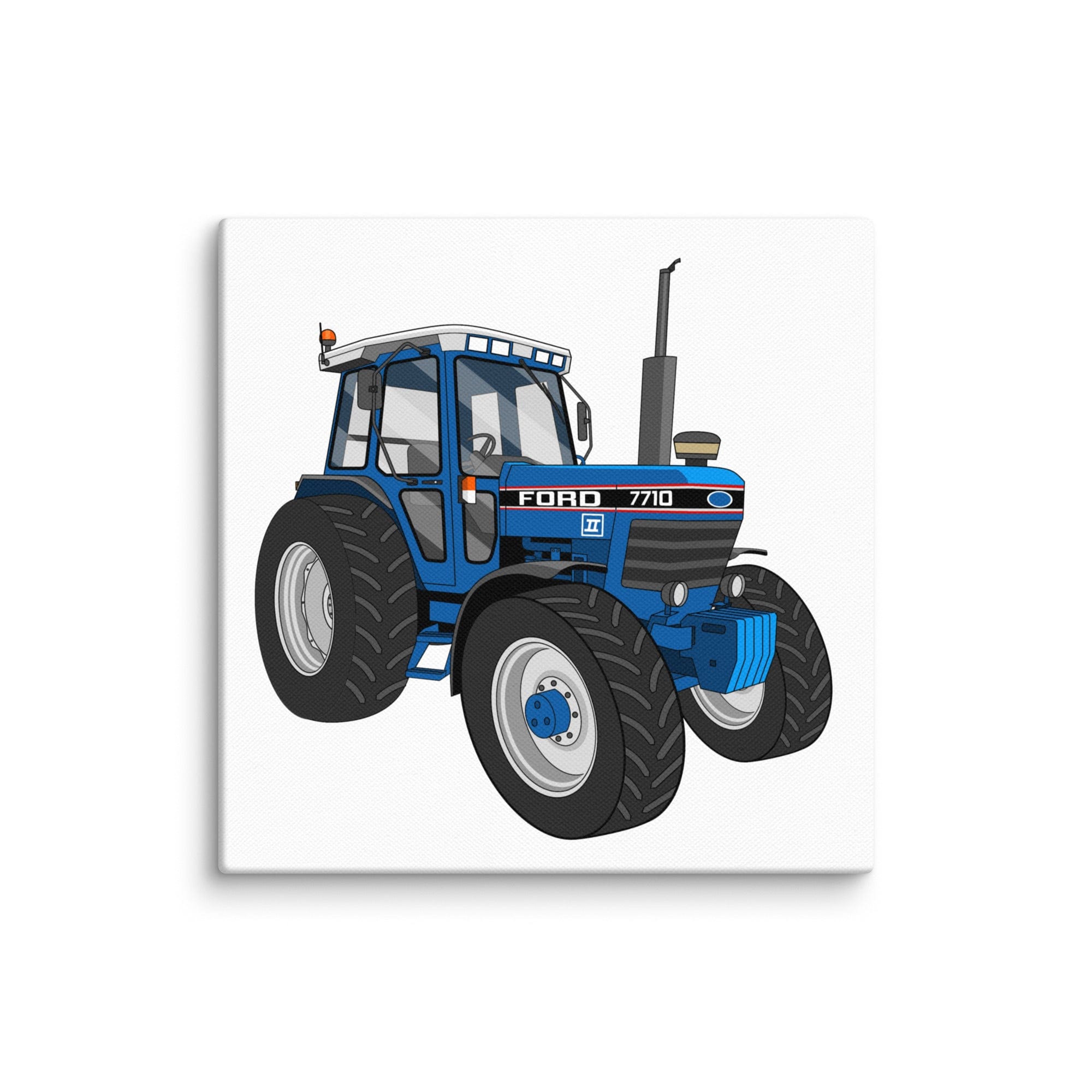 The Tractor Mugs Store 10″×10″ Ford 7710 | Canvas Quality Farmers Merch