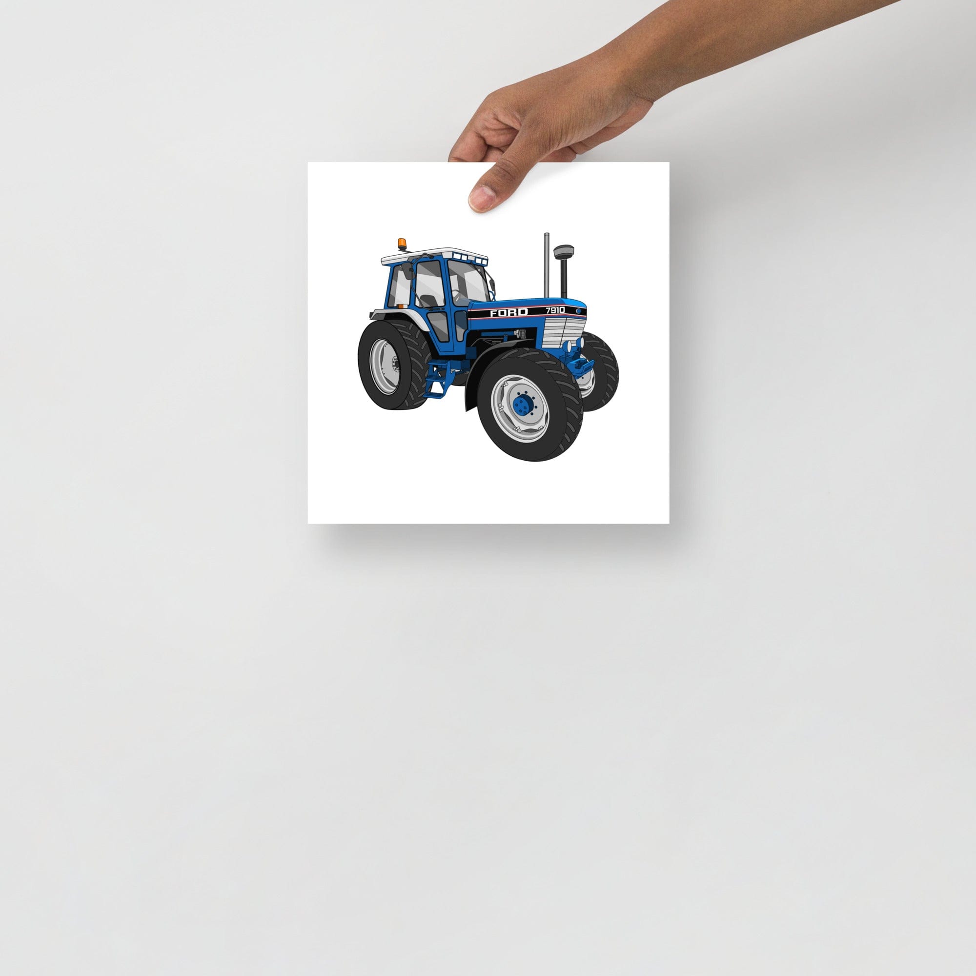 The Tractor Mugs Store 10″×10″ Ford 7910 | Poster Quality Farmers Merch