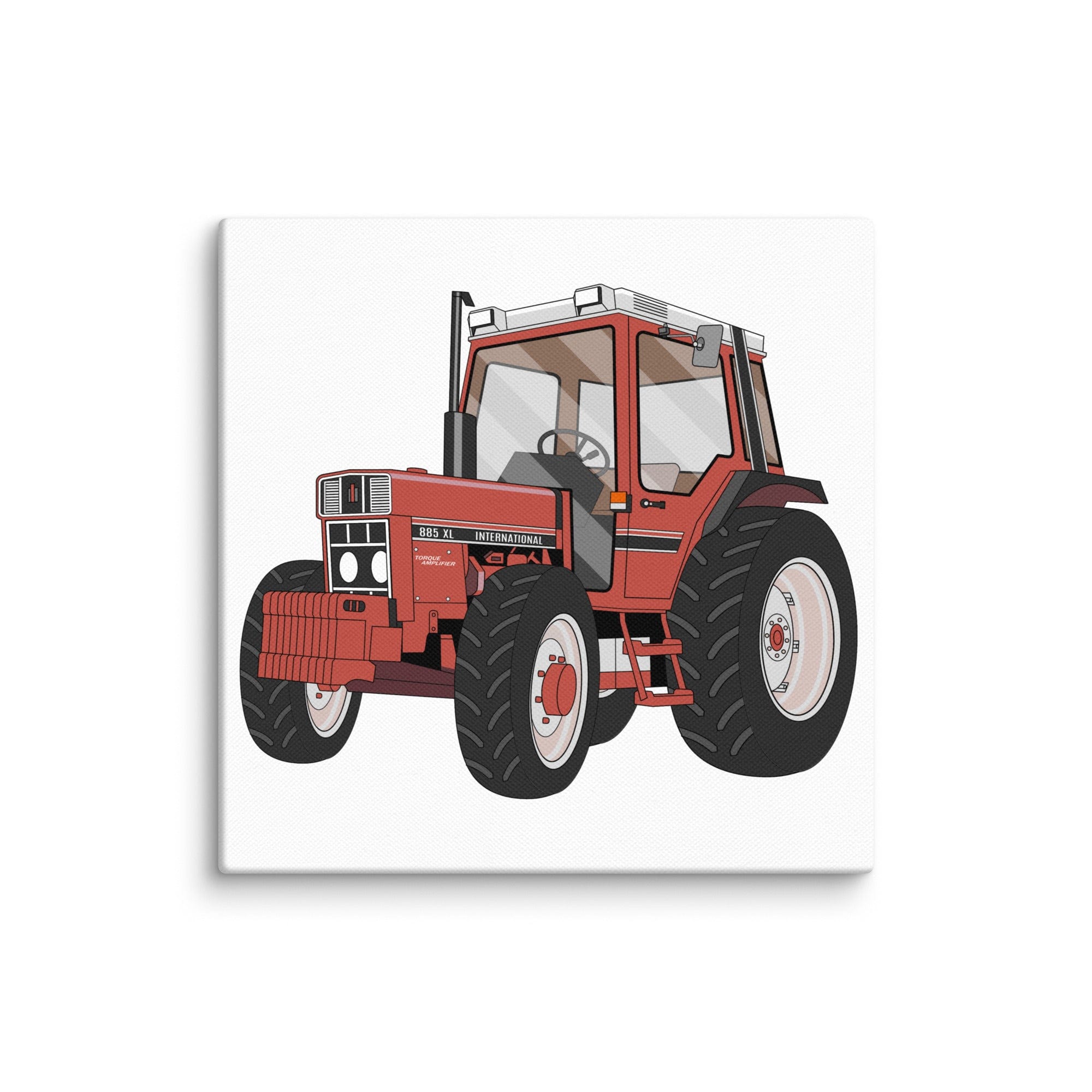 The Tractor Mugs Store 10″×10″ International 885 XL | 4WDCanvas Quality Farmers Merch