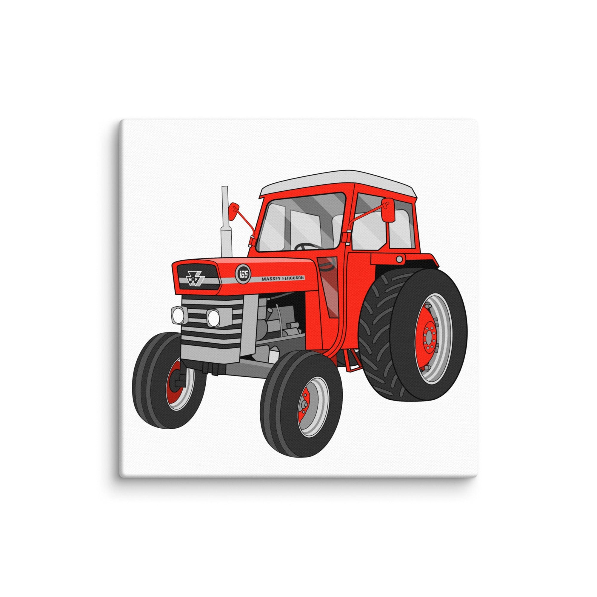 The Tractor Mugs Store 10″×10″ Massey Ferguson 165 | Canvas Quality Farmers Merch