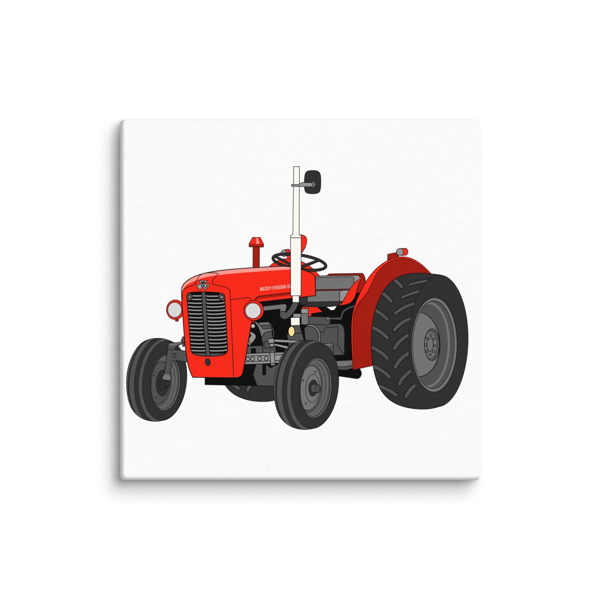 The Tractor Mugs Store 10″×10″ Massey Ferguson 35X | Canvas Quality Farmers Merch