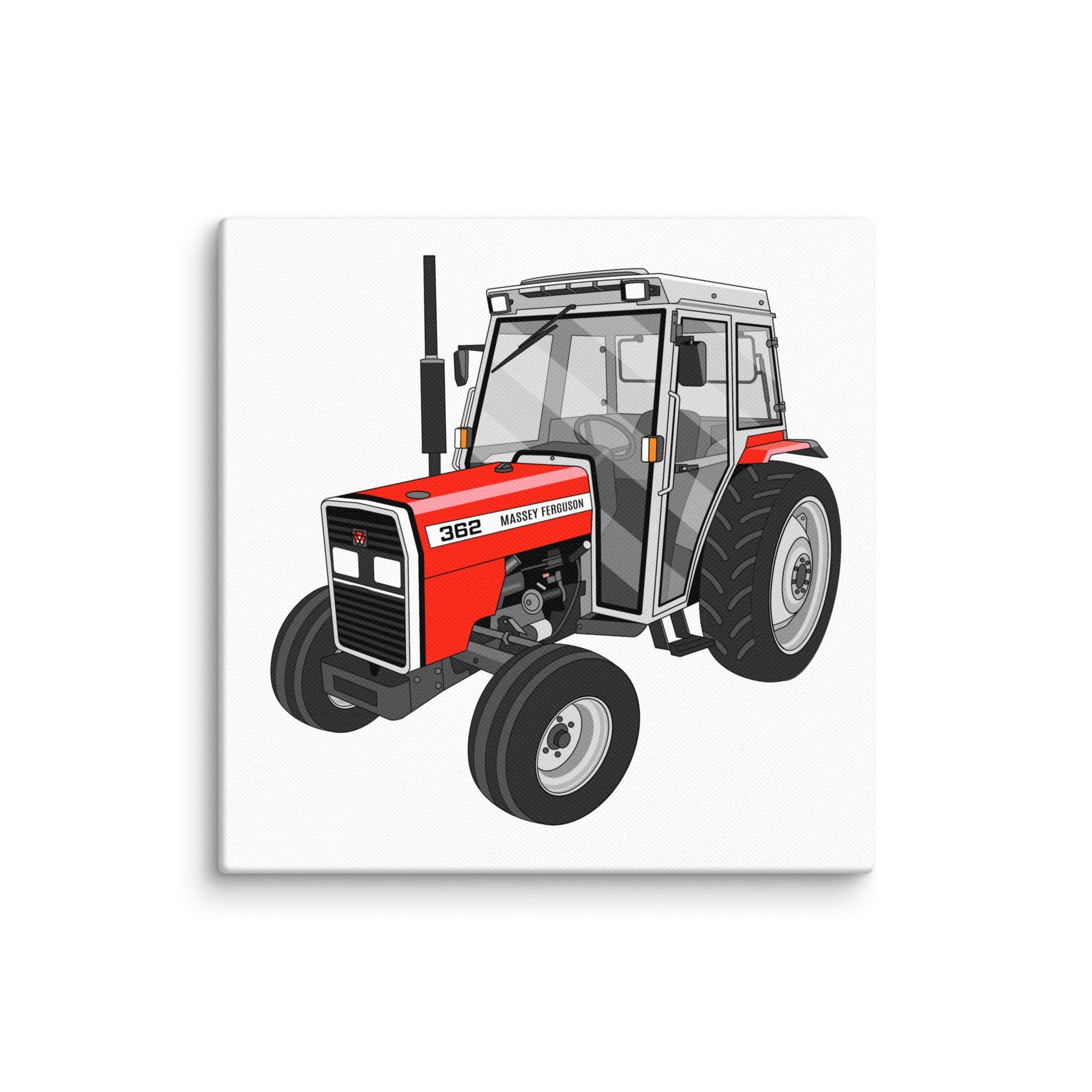 The Tractor Mugs Store 10″×10″ Massey Ferguson 362 | Canvas Quality Farmers Merch