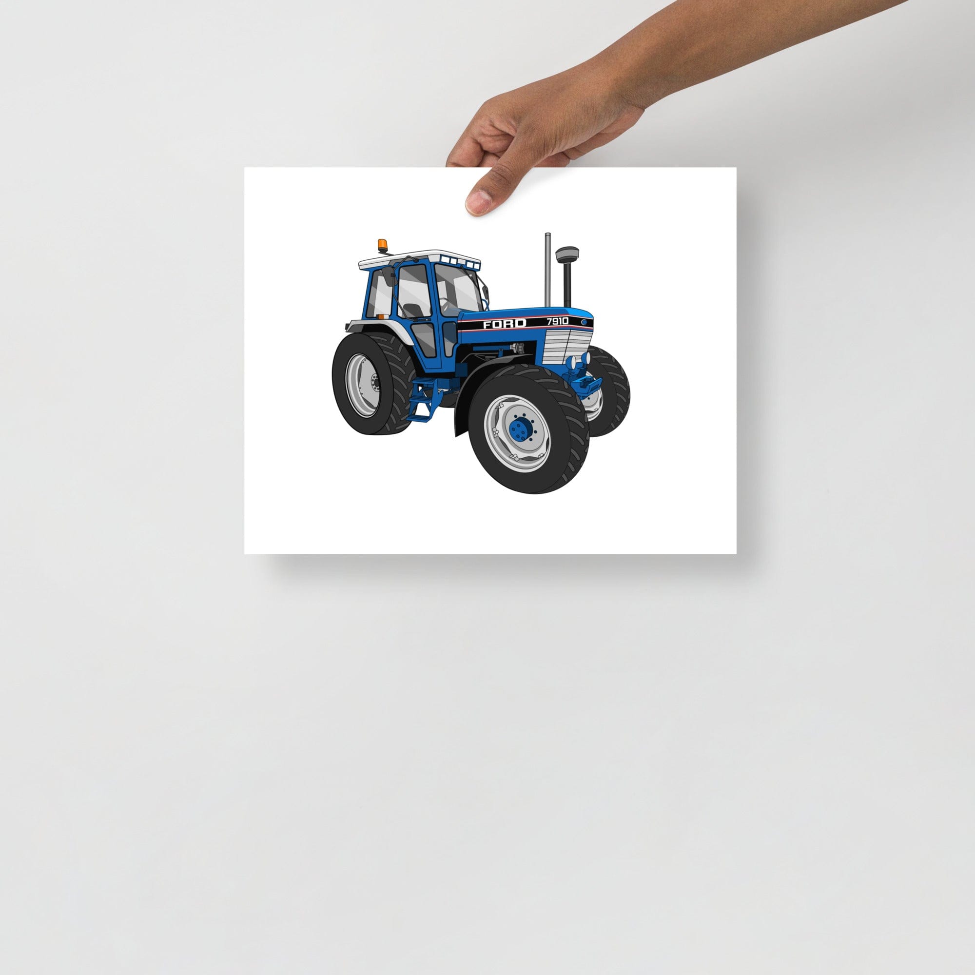 The Tractor Mugs Store 11″×14″ Ford 7910 | Poster Quality Farmers Merch