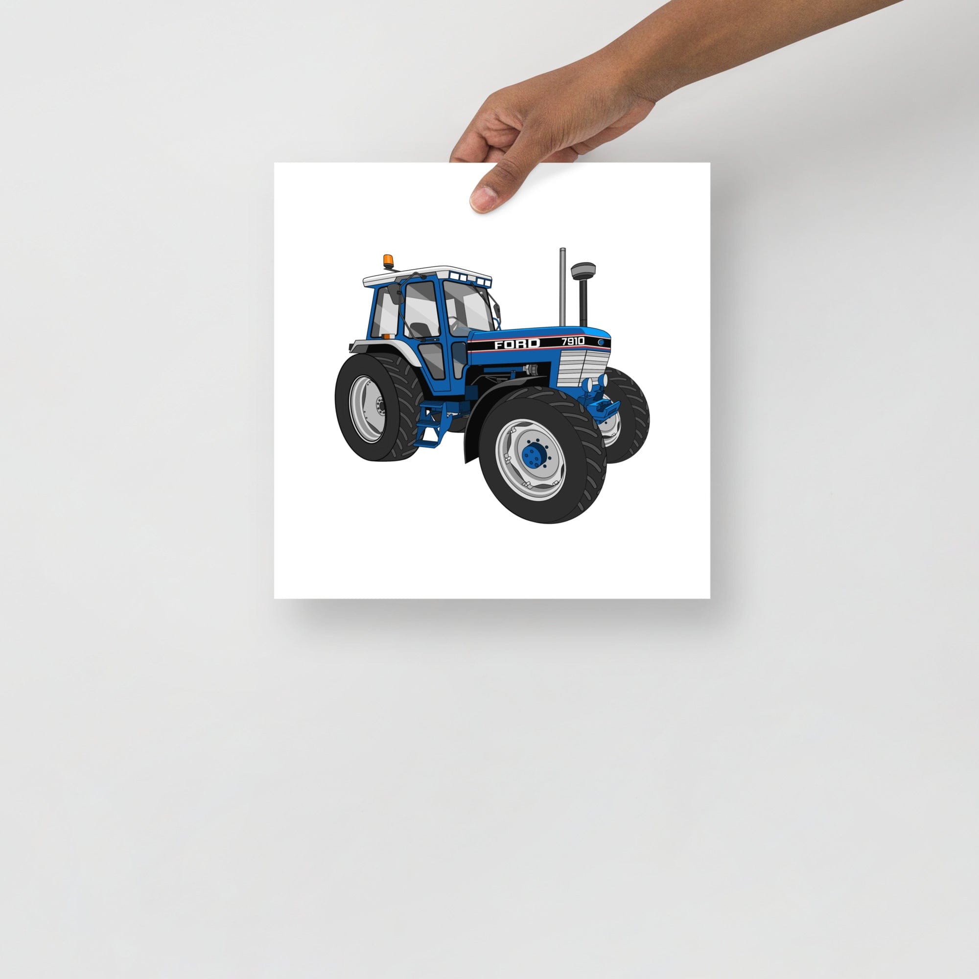 The Tractor Mugs Store 12″×12″ Ford 7910 | Poster Quality Farmers Merch