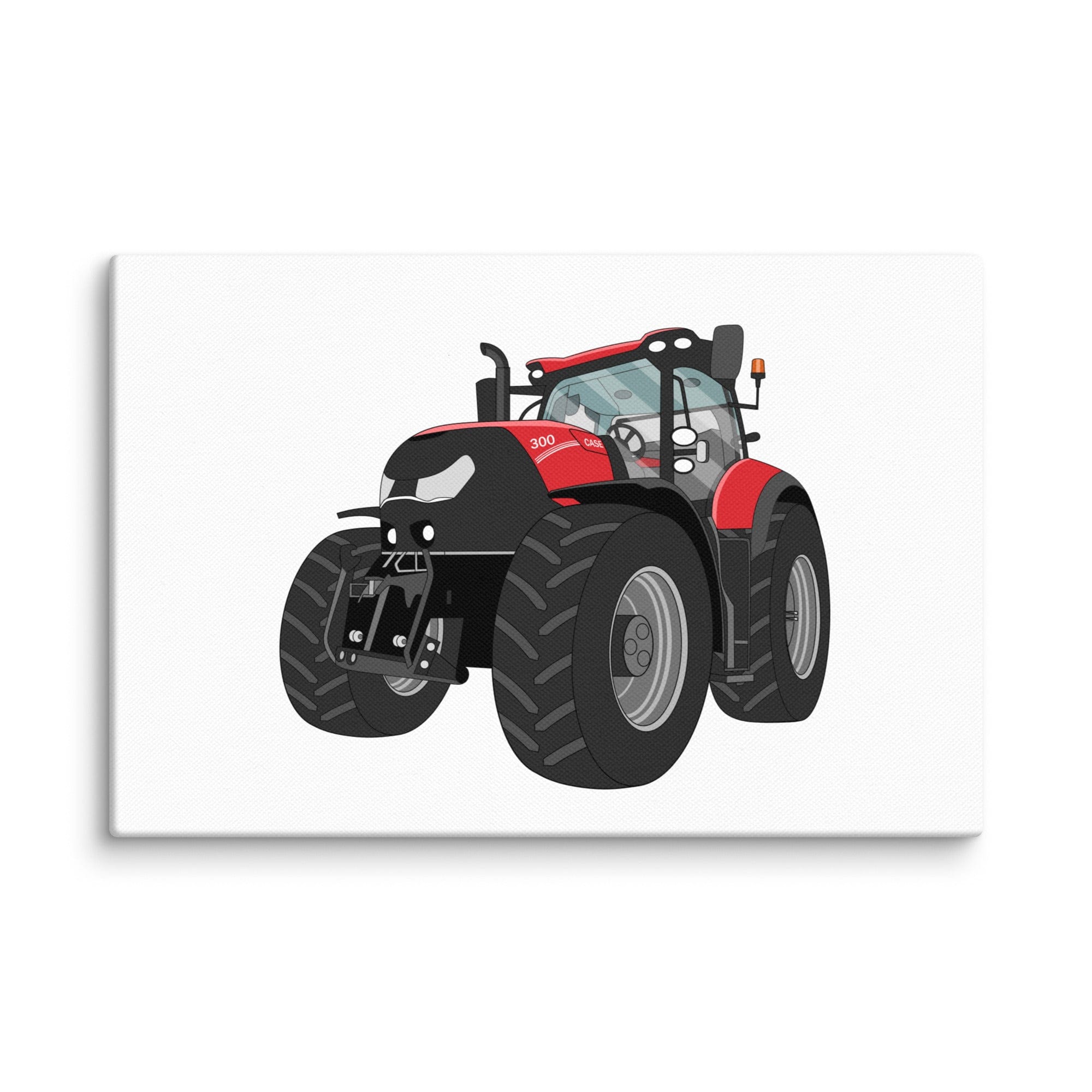 The Tractor Mugs Store 12″×18″ Case IH Optum 300 CVX | Canvas Quality Farmers Merch