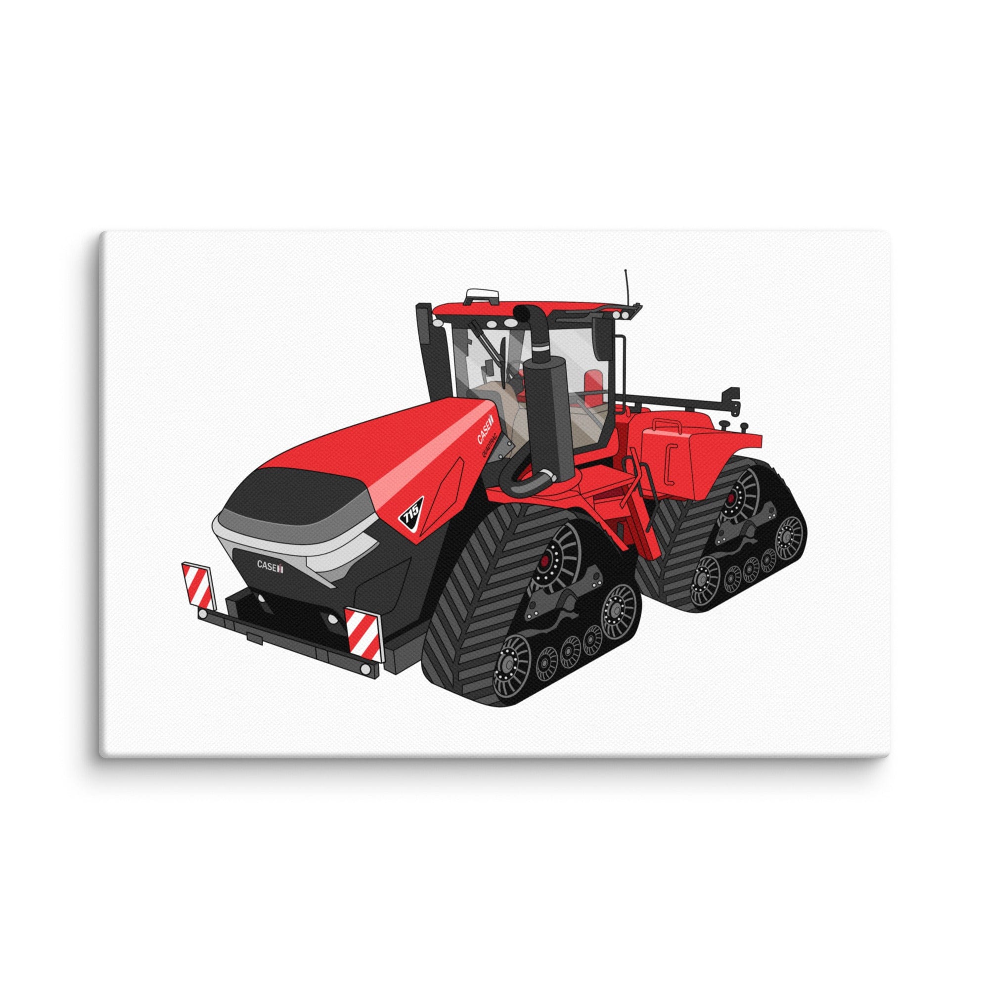 The Tractor Mugs Store 12″×18″ Case IH Quadtrac 715 | Canvas Quality Farmers Merch