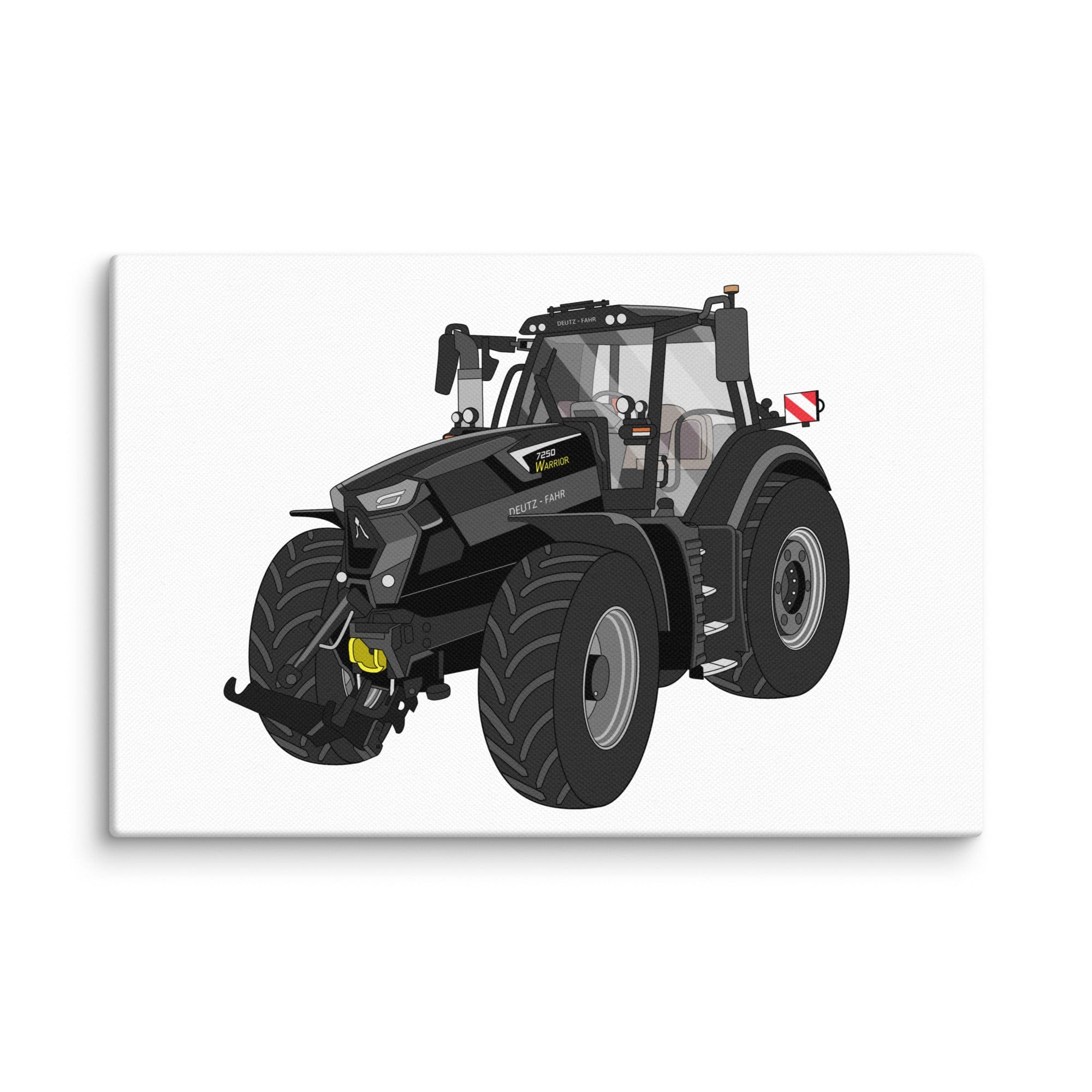 The Tractor Mugs Store 12″×18″ Deutz-Fahr 7250 TTV Warrior Edition | Canvas Quality Farmers Merch