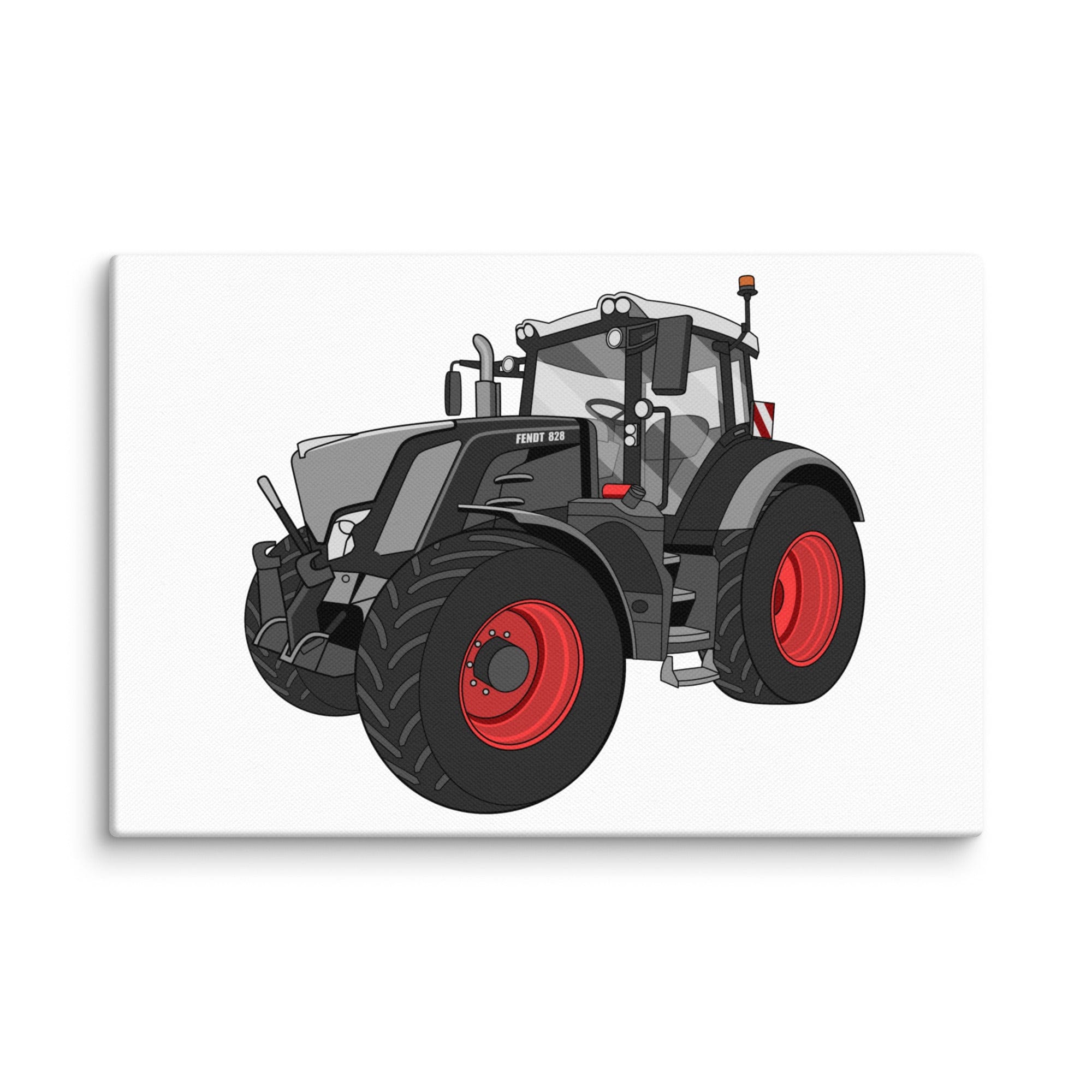 The Tractor Mugs Store 12″×18″ Fendt 828 Profi Black Beauty | Canvas Quality Farmers Merch